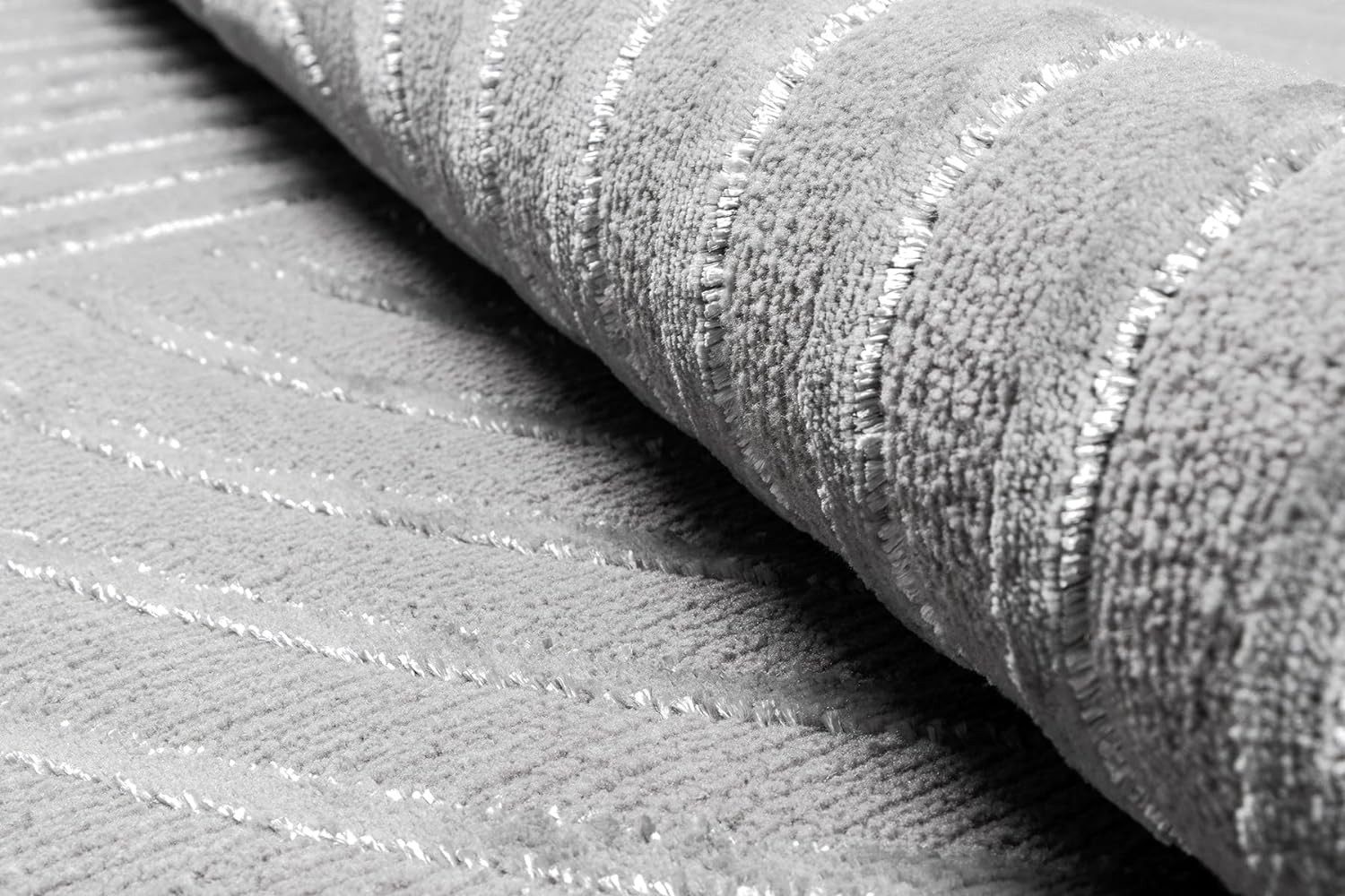 The carpet Vloerkleed Knight moderne woonkamer tapijt met elegant glanzende pool