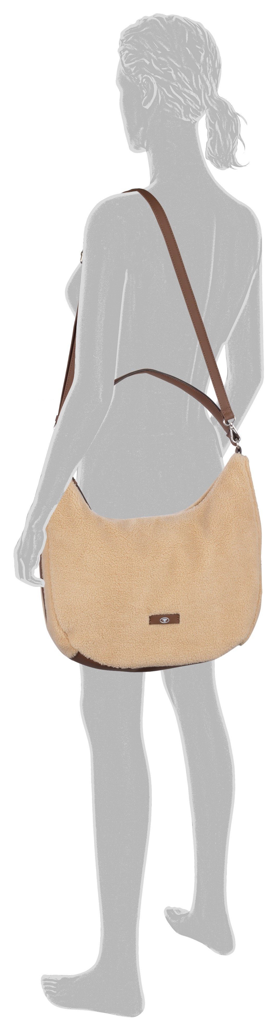 Tom Tailor Hobo-tas Luzy Hobo bag met ruime vakken