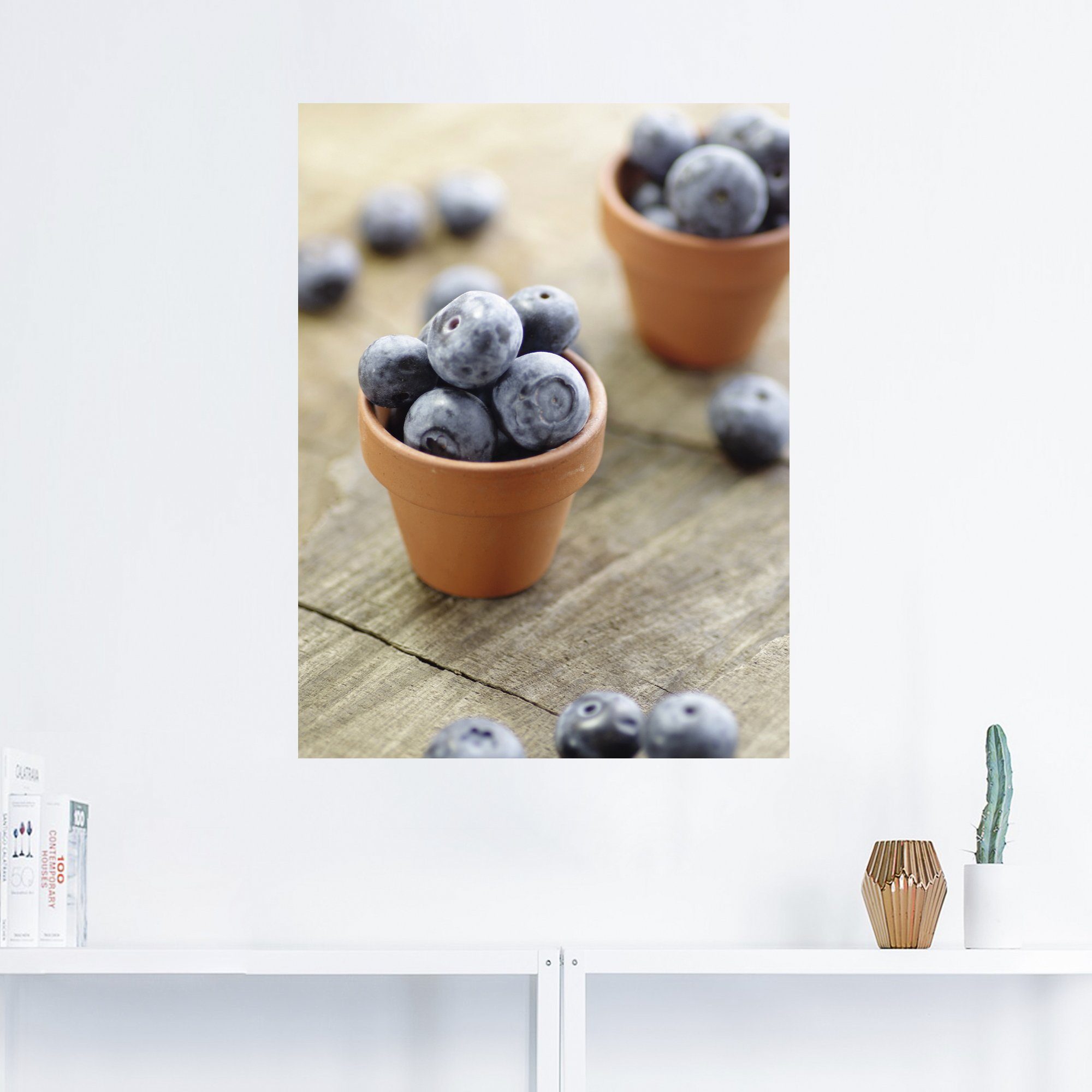 Artland Artprint Verse bosbessen als artprint op linnen, muursticker of poster in verschillende maten