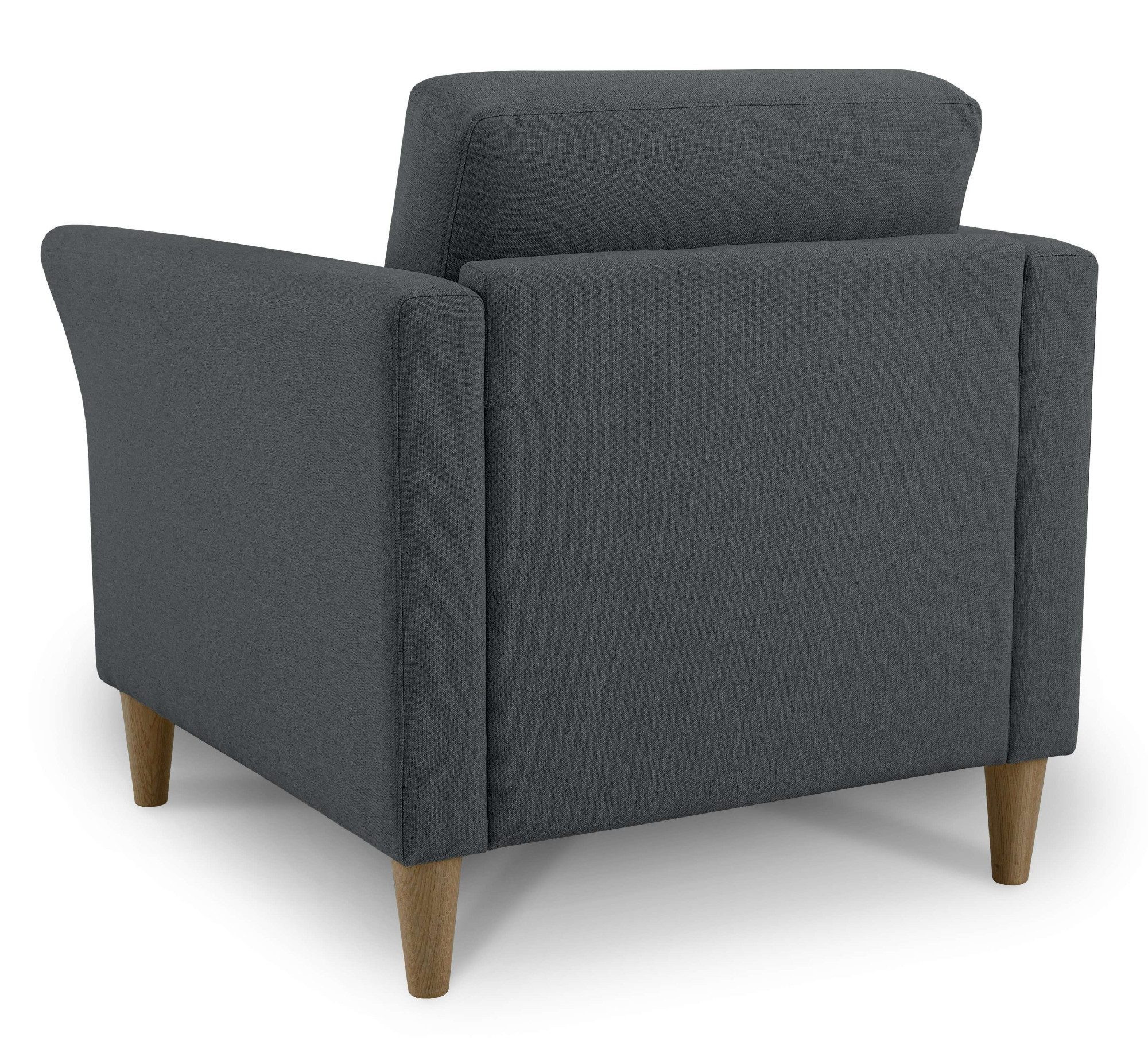 Home affaire Fauteuil Arellano, breedte 93 cm klassiek ontwerp, met massief houten voeten, fijn geweven stof