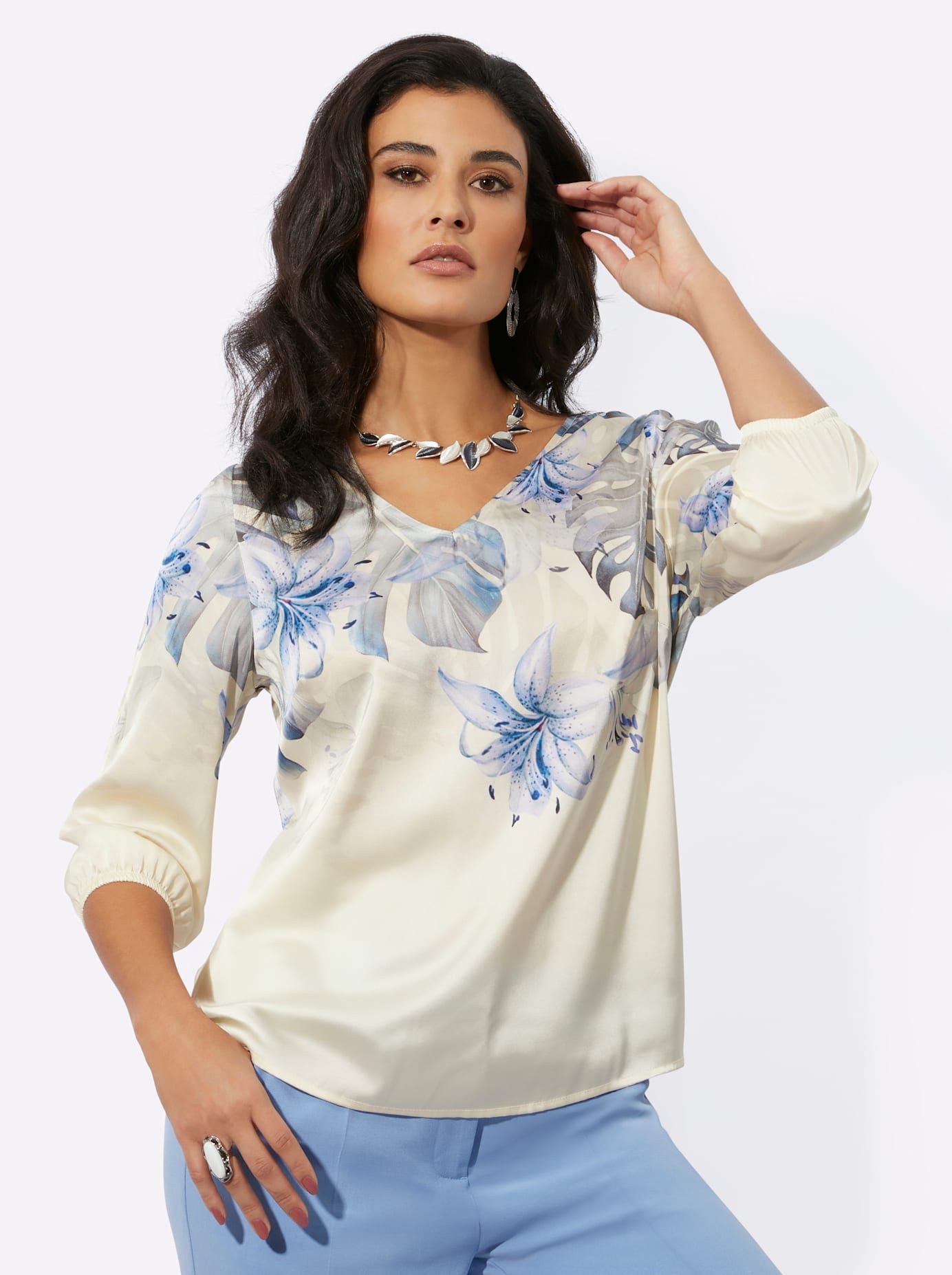 Creation L Satijnen blouse