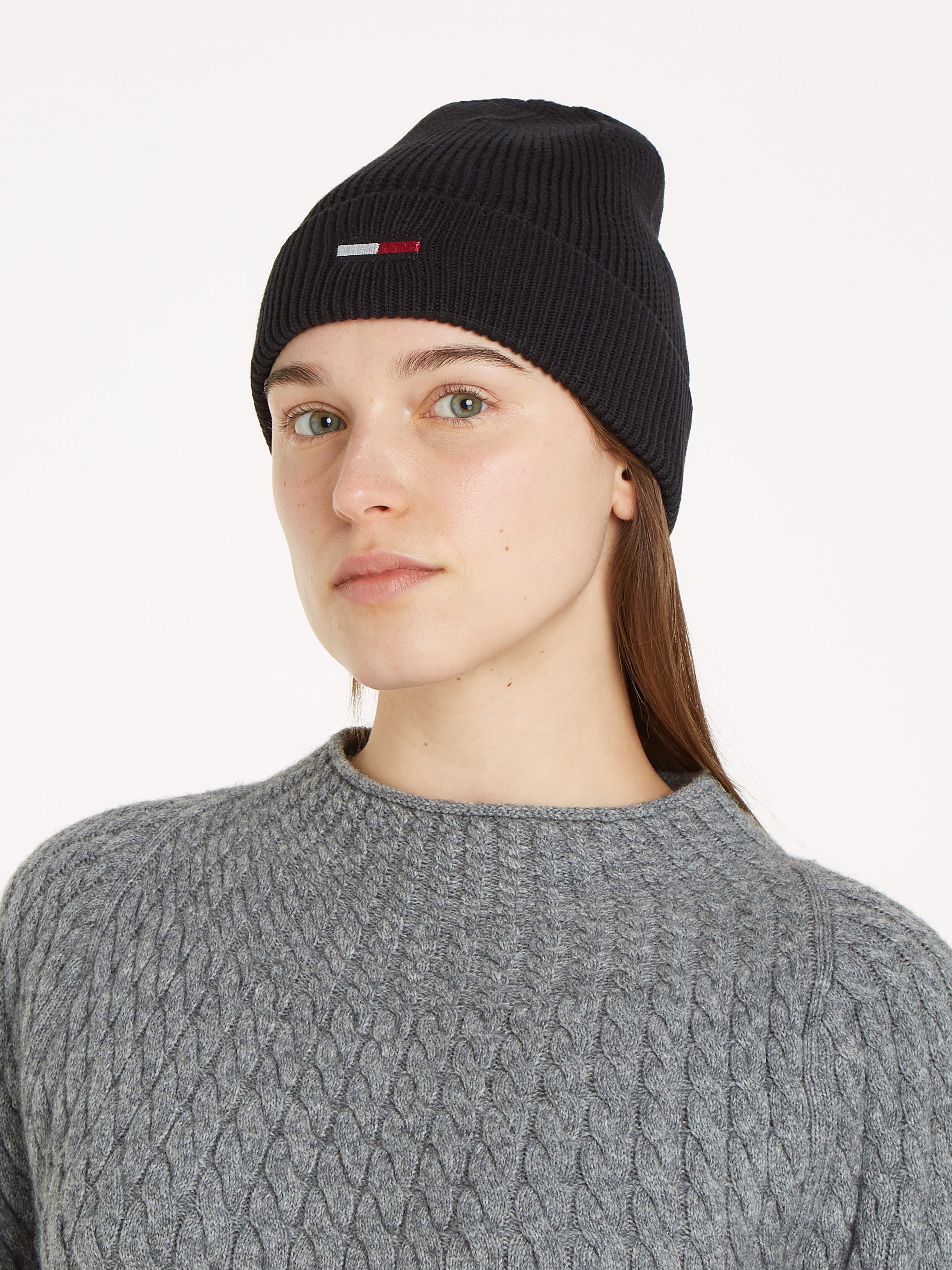 TOMMY JEANS Beanie TJW ELONGATED FLAG BEANIE