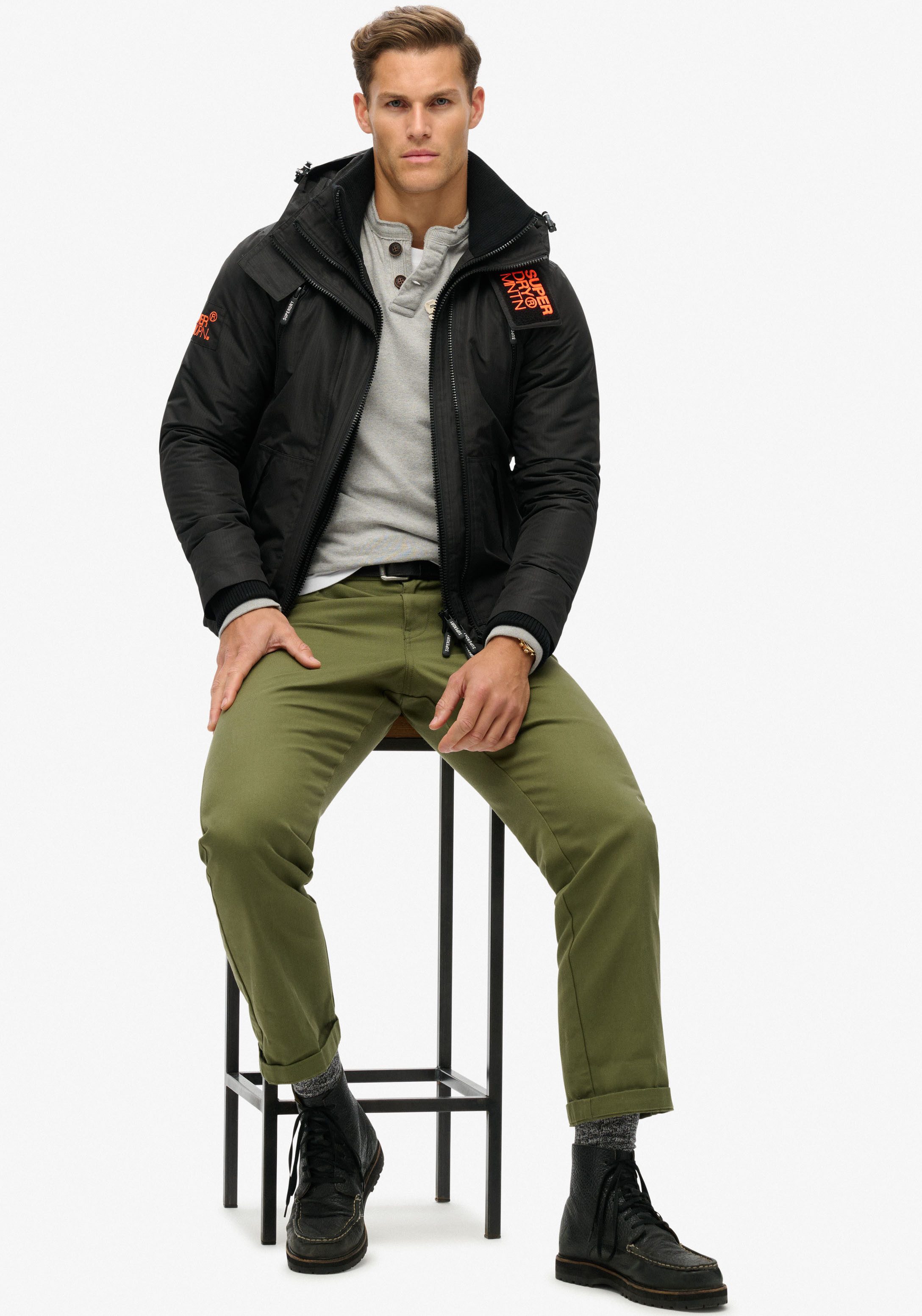 Superdry Outdoorjack HOODED MTN WINDBREAKER JACKET