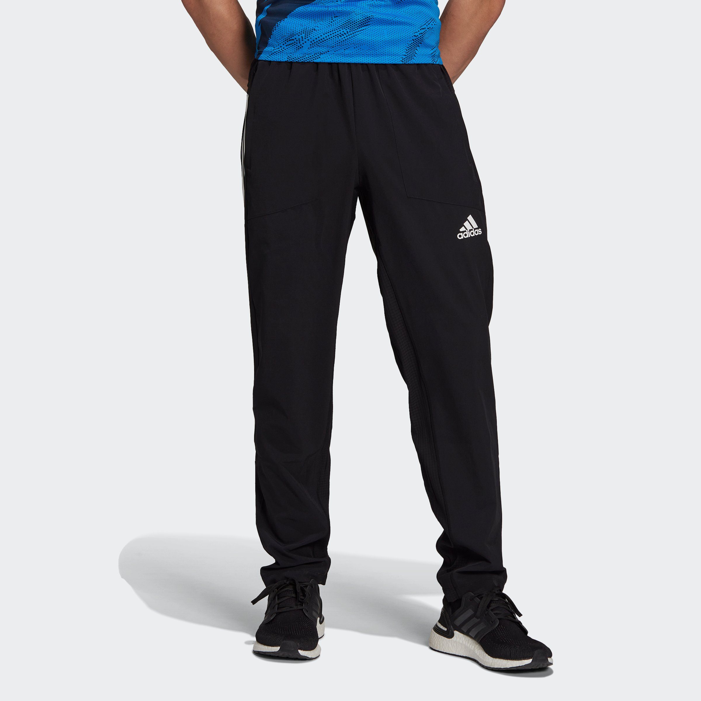adidas Performance Sportbroek TRAIN ICONS (1-delig) heren sportbroeken maat S zwart