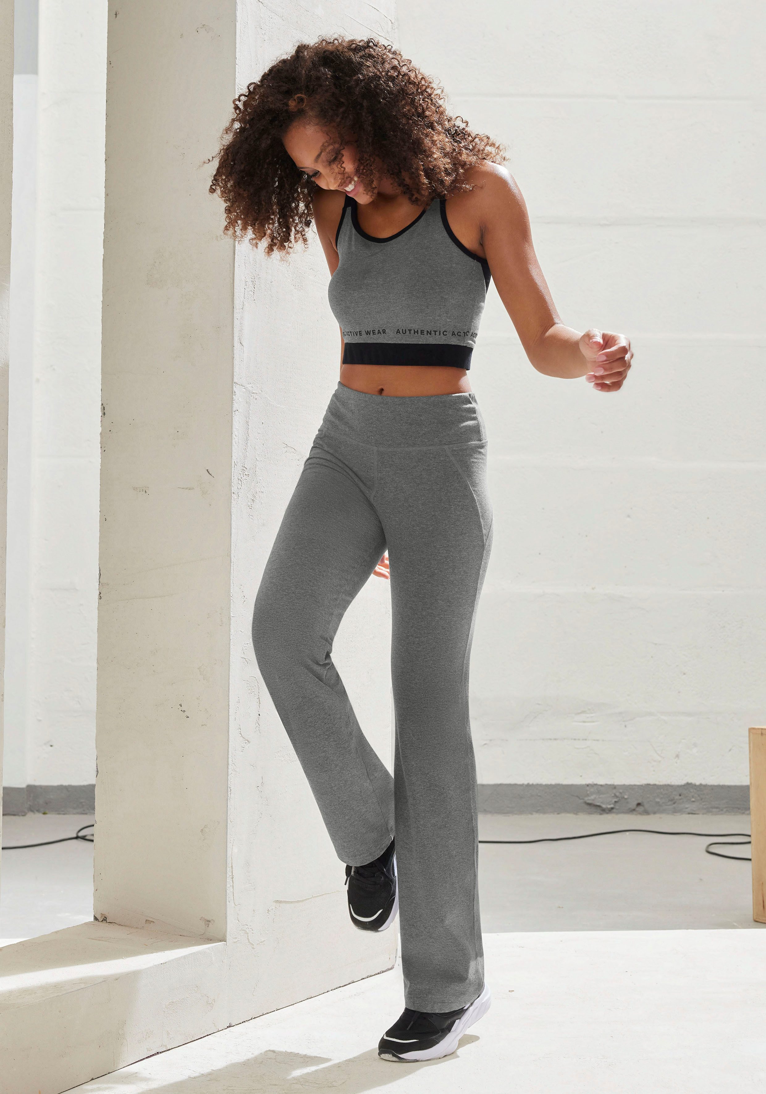 vivance active Jazzpants -Sportbroek met brede boord