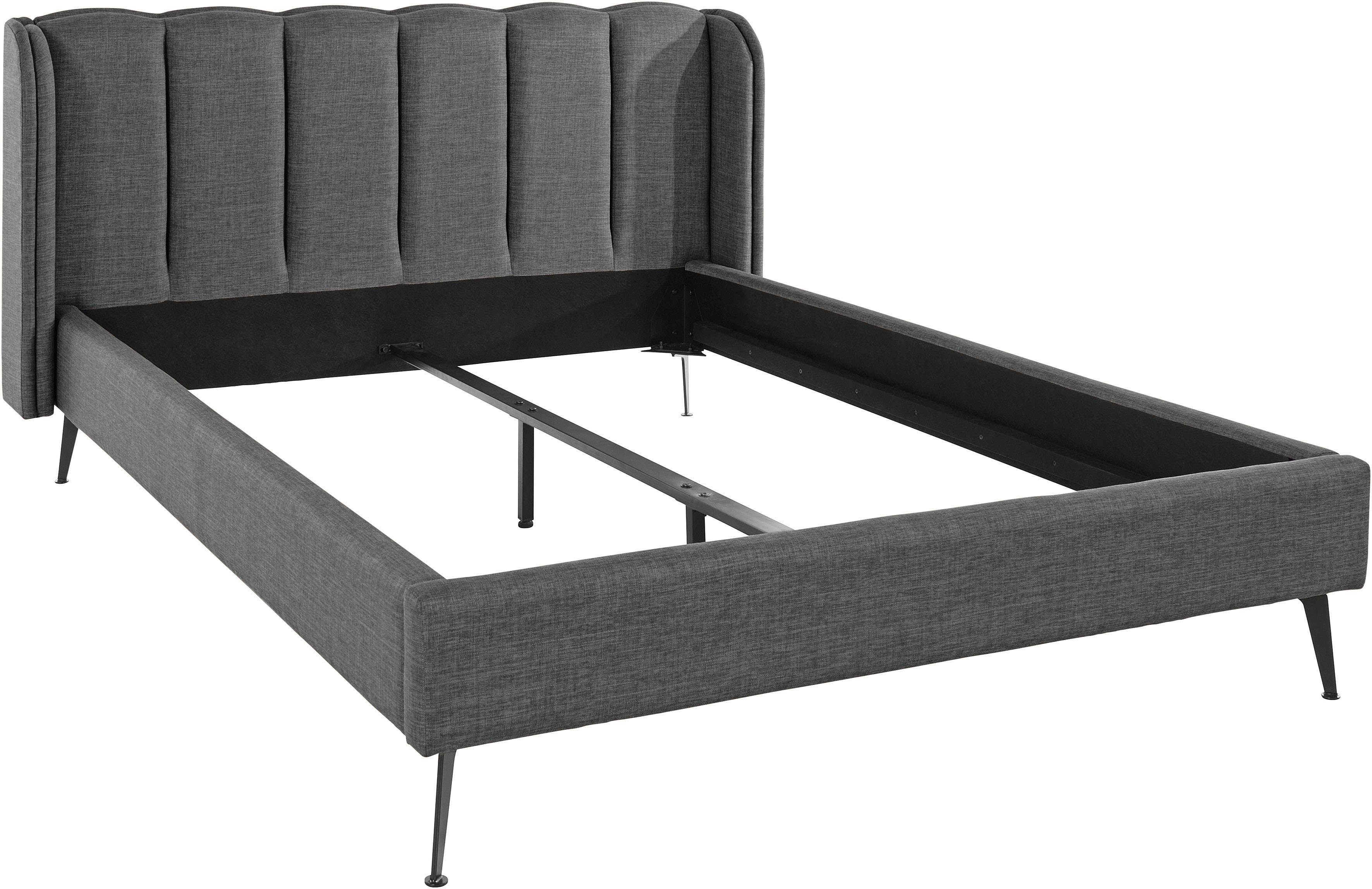 LeGer Home by Lena Gercke Gestoffeerd bed Dorly ook in bouclé, in 2 breedten