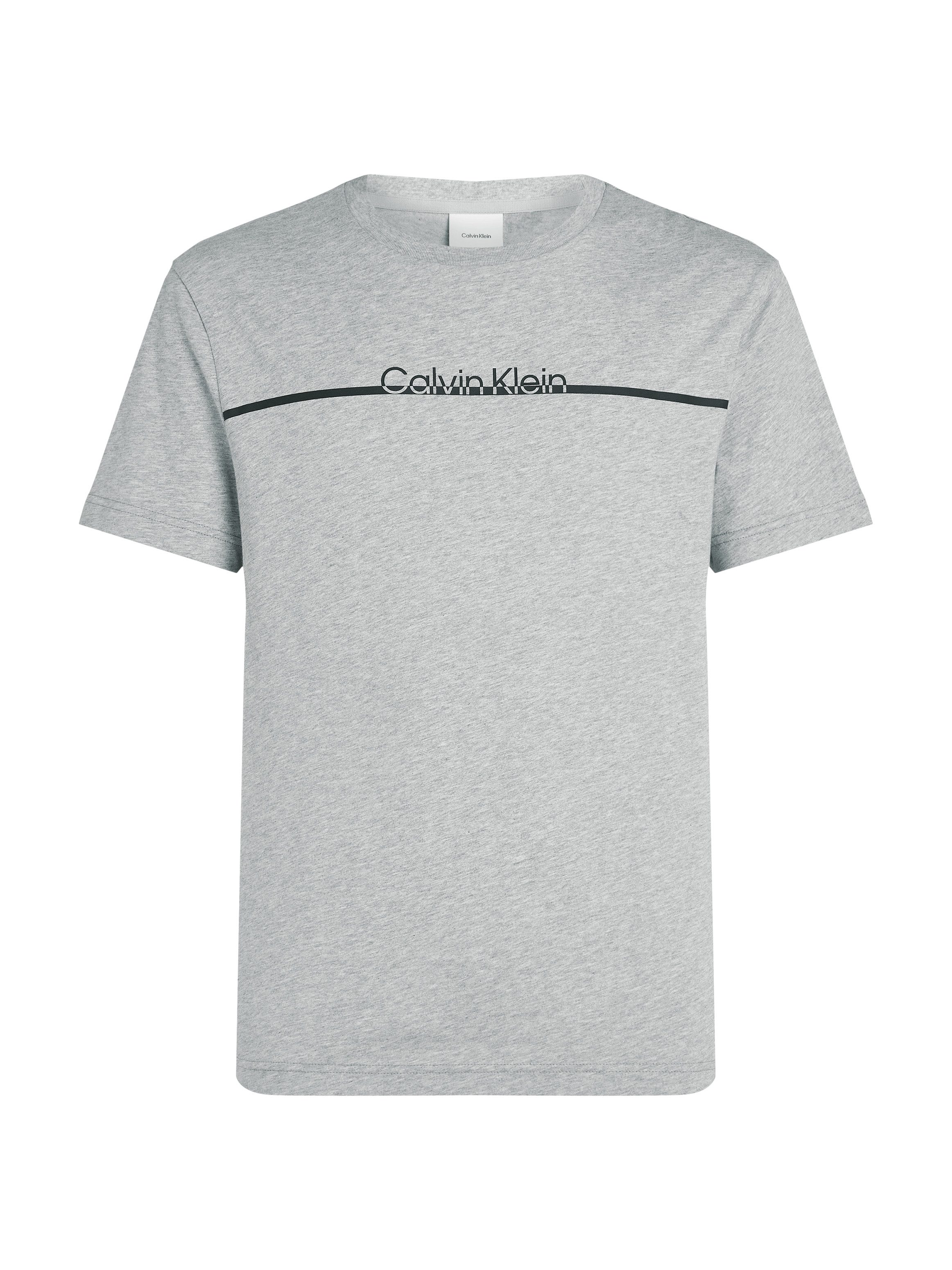 Calvin Klein Shirt met ronde hals SPLIT LINE LOGO T-SHIRT