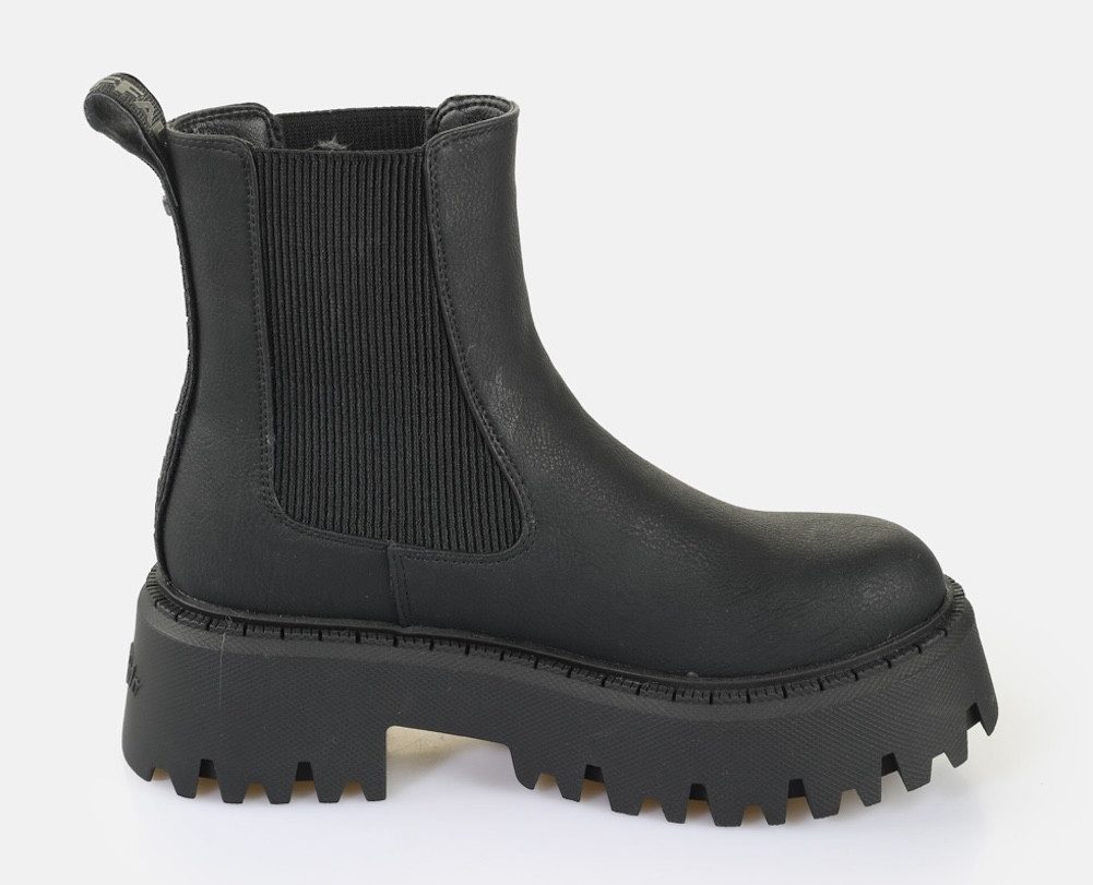 Buffalo Chelsea-boots Aspen Chelsea warm Plateauzolen, enkellaarsjes, instaplaarzen met memory foam-binnenzool