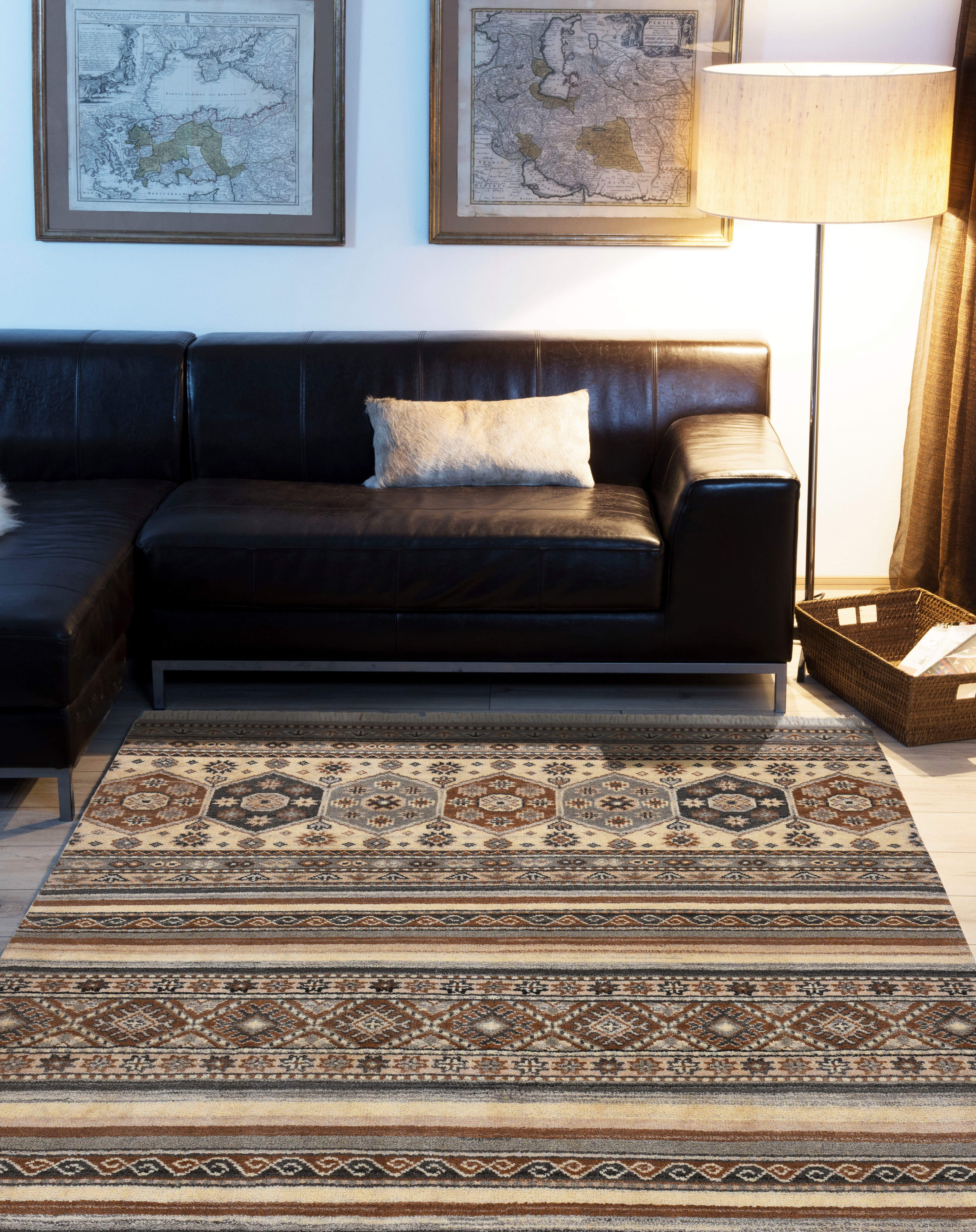 THEKO Wollen kleed Royal Shaal - 1719 Materiaal: zuivere wol, handgetuft