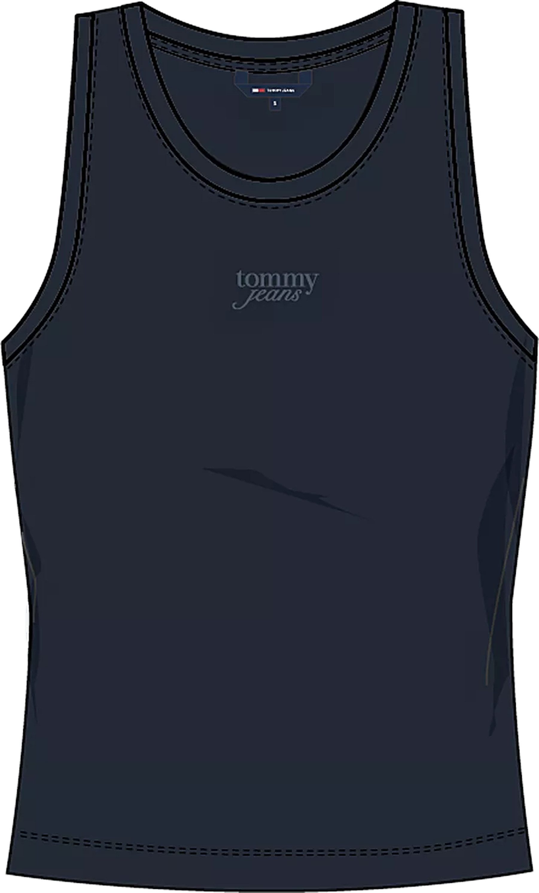 TOMMY JEANS Tanktop TJW SLIM SCRIPT RIB TANK TOP