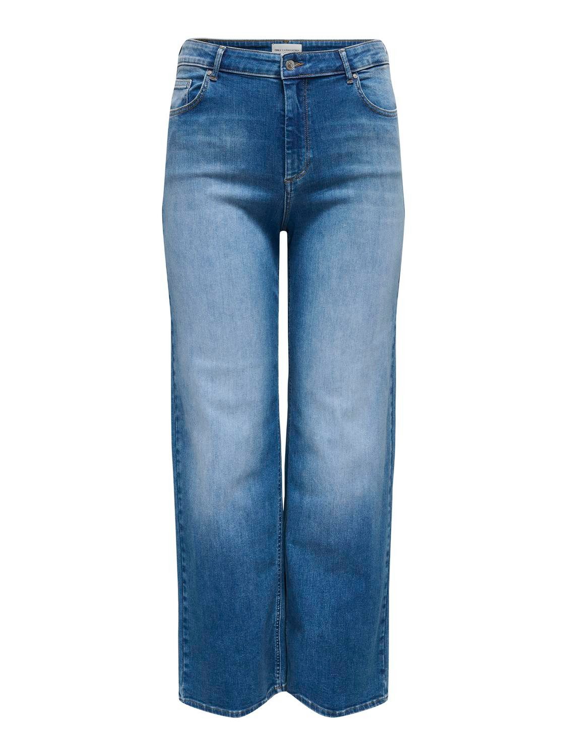ONLY CARMAKOMA High-waist jeans CARWILLY HW WIDE DNM REA12187 NOOS