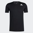 adidas performance t-shirt techfit compression zwart