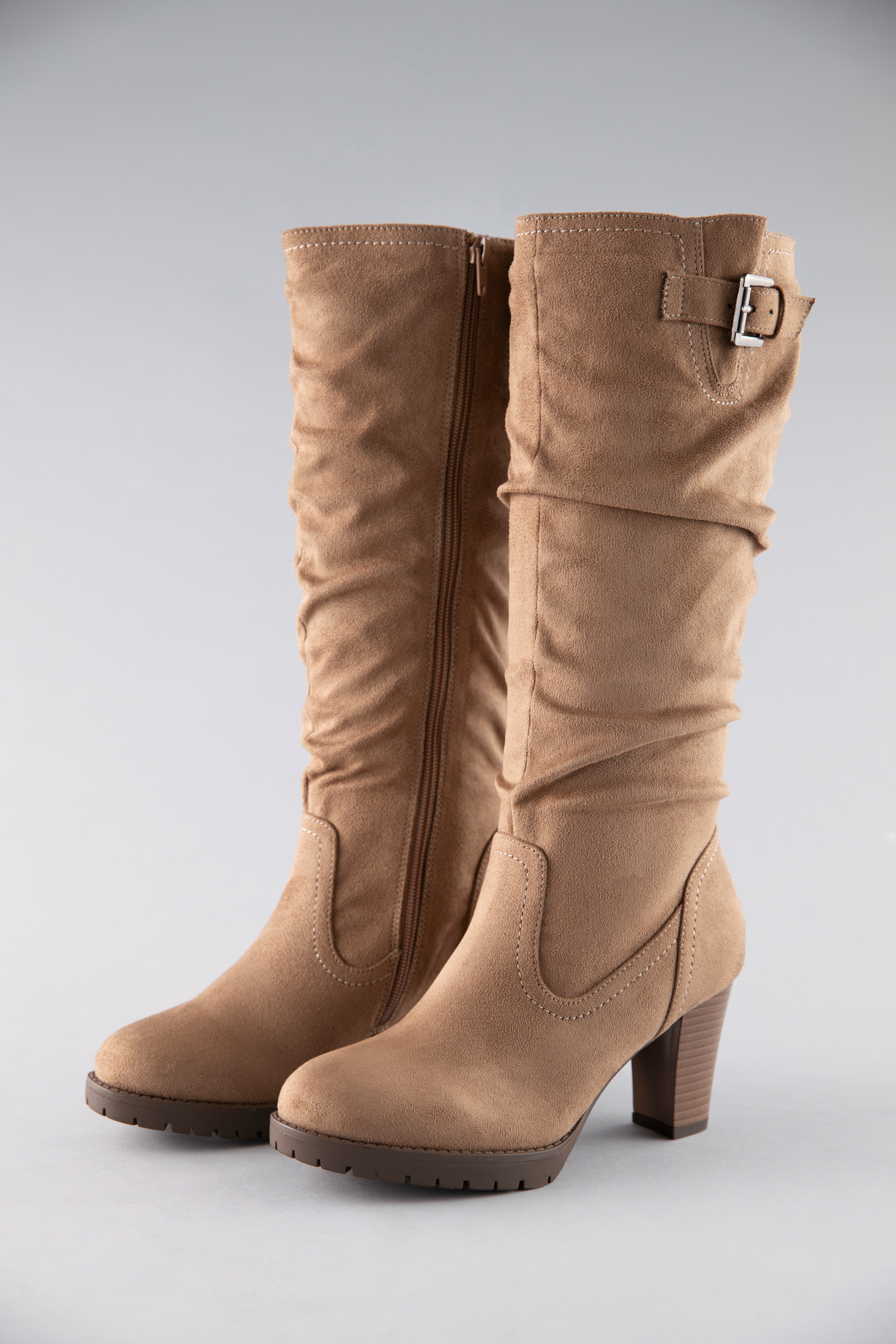 Aniston SHOES Laarzen met plooien aan de slouchy schacht - nieuwe collectie