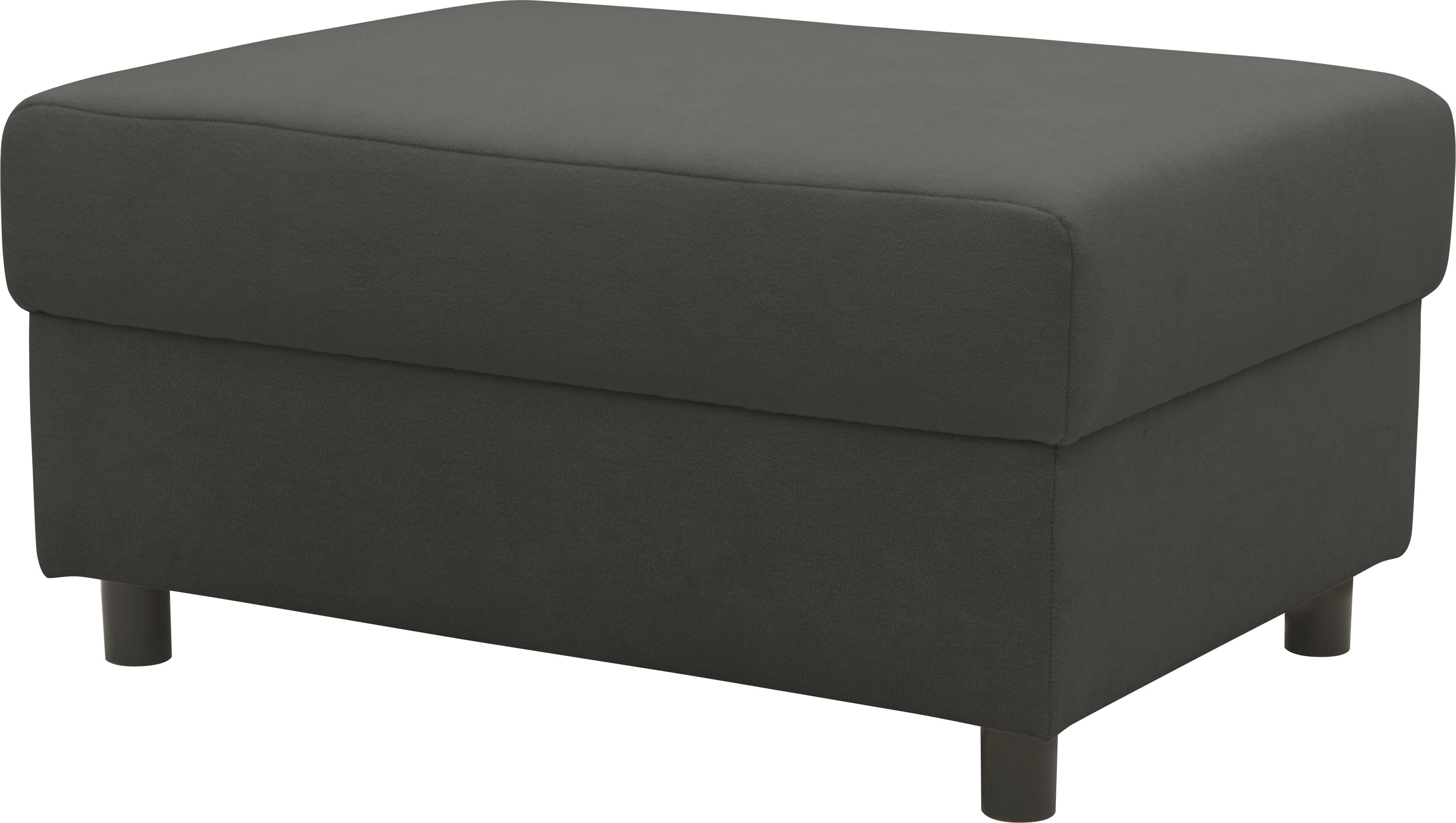 INOSIGN Hocker Turah 2 in Cord of waterafstotende microvezel, moderne poef, passend bij de hoekbank, b/d/h: 83/60/44 cm