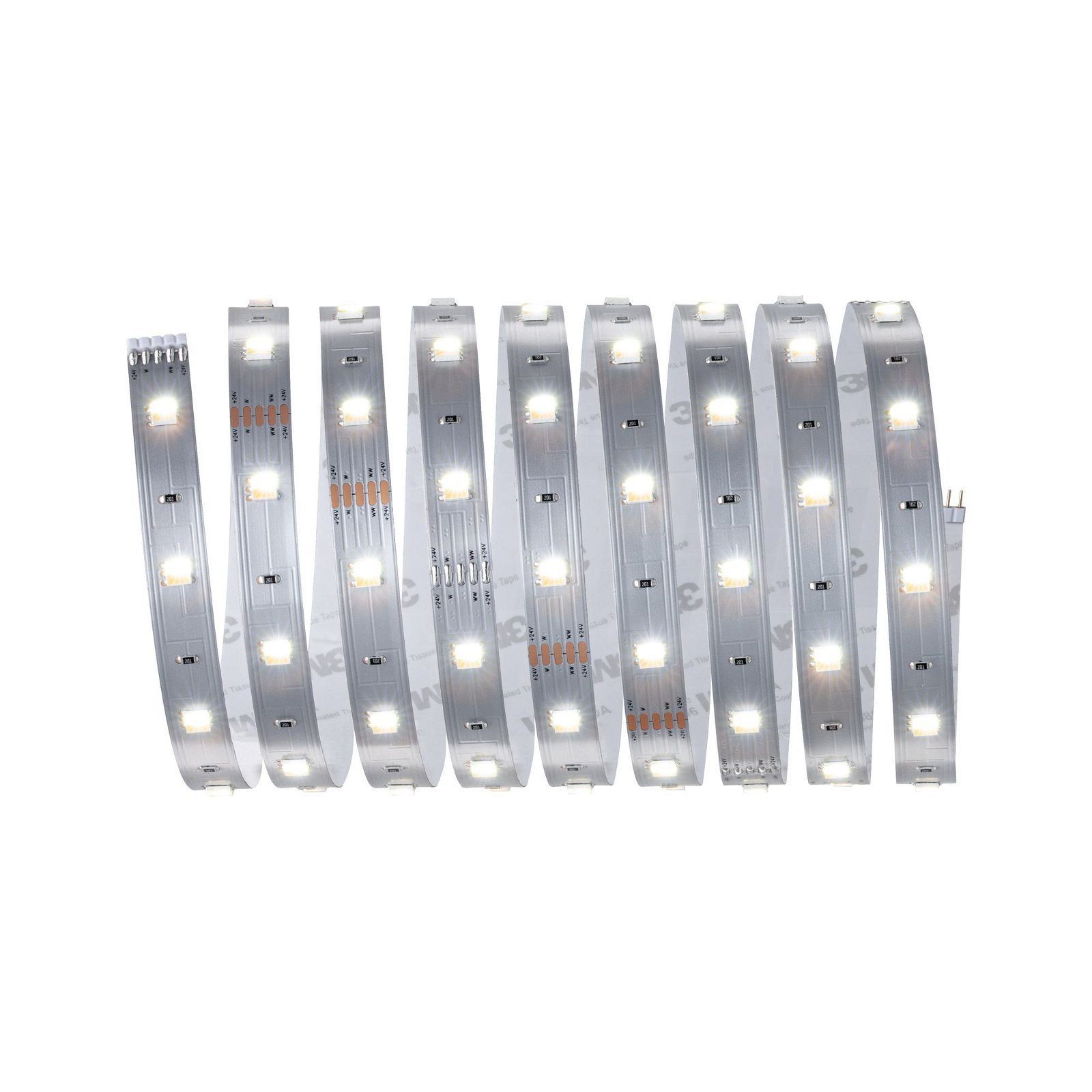 Paulmann Led-strepen MaxLED 250 Stripe 2,5m IP20 2700-6500K 9W 24V zilverkleur (1 stuk)
