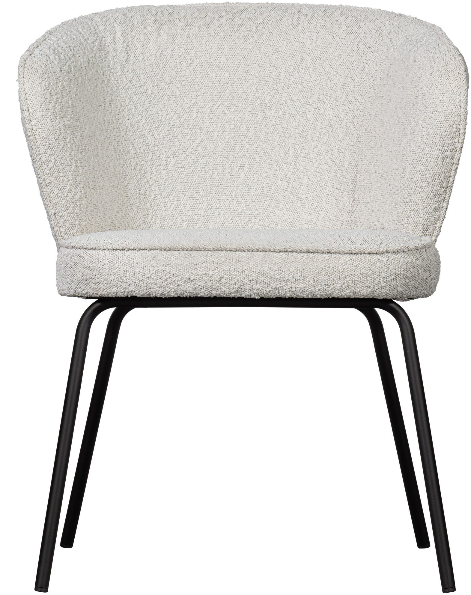 WOOOD Eetkamerstoel ADMITS Gestoffeerde stoel met 4-poots frame, gepolsterd, H 77 cm x B 60 cm (set, 2 stuks)