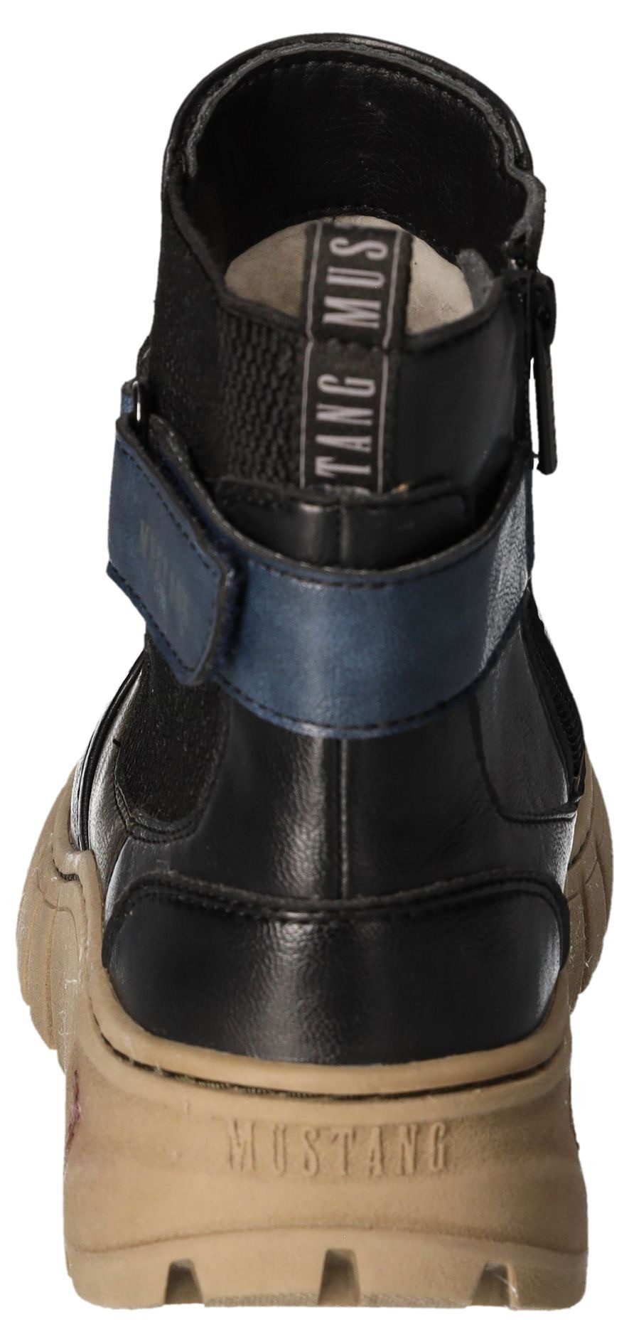 Mustang Shoes Winterlaarzen enkellaars, instaplaarzen, plateausool, met stretchinzet