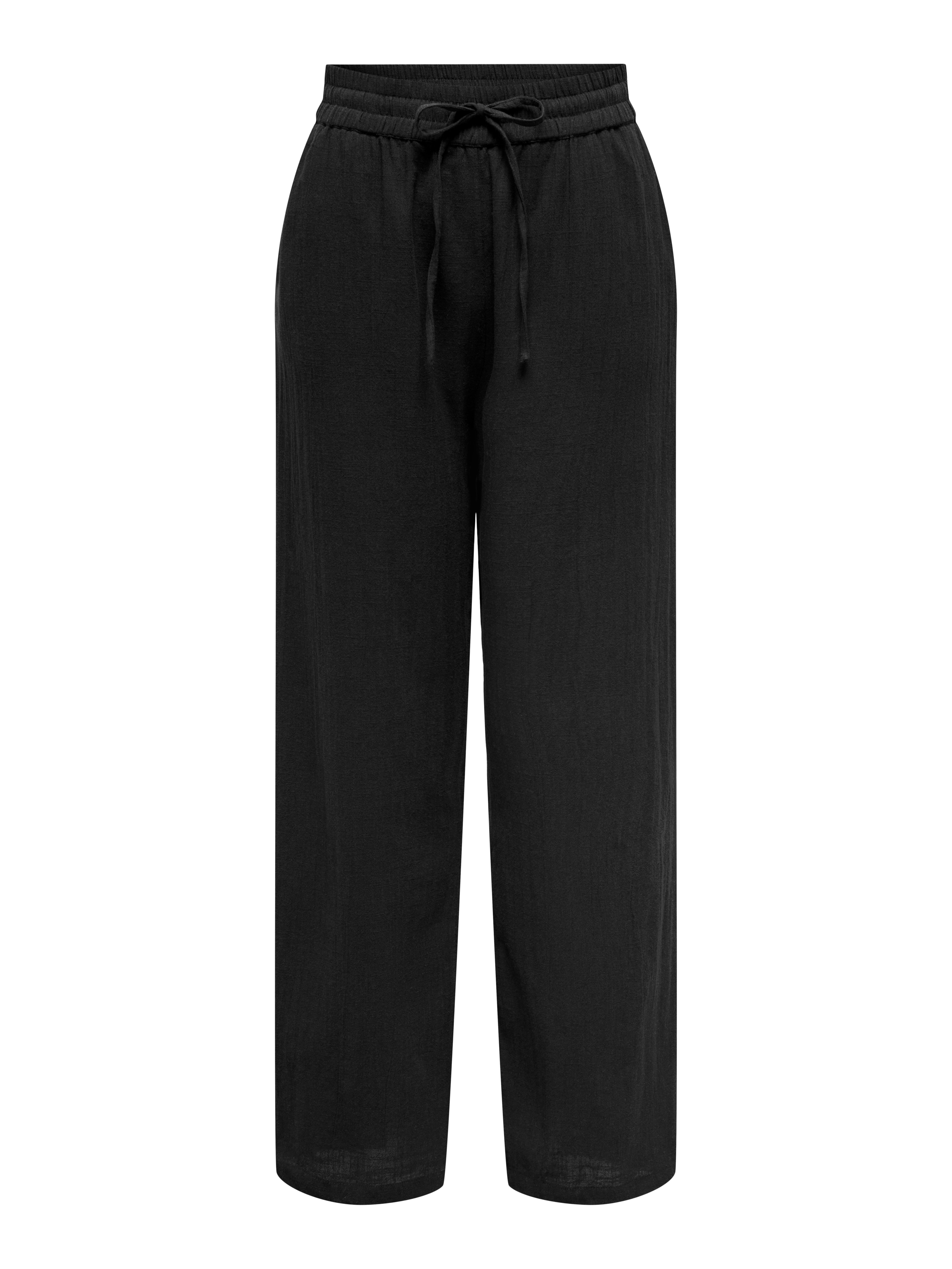 Only Comfortbroek ONLTIZANA COTTON LOOSE PANTS WVN