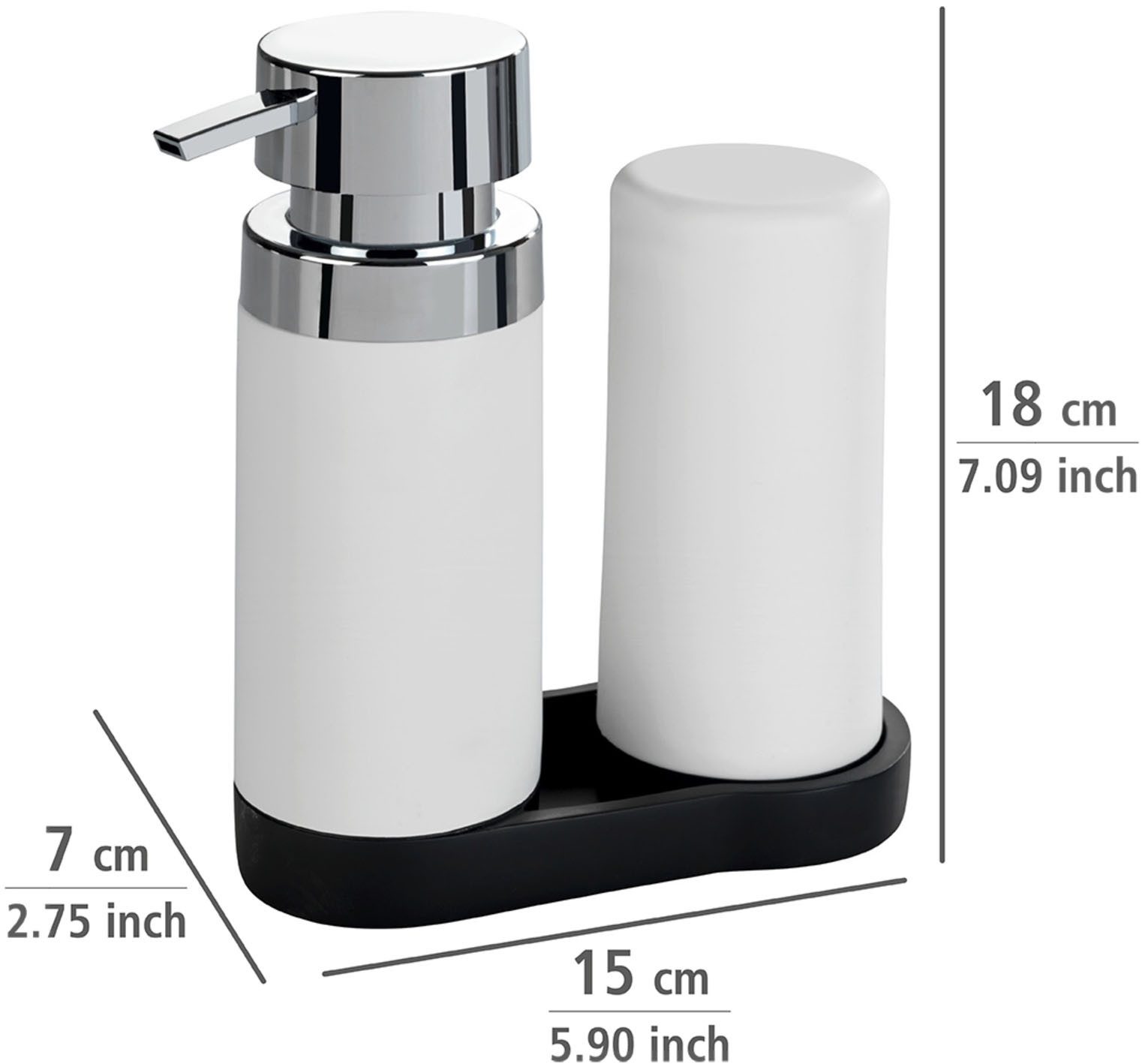 WENKO Dispenser voor afwasmiddel Model Easy Squeez-e