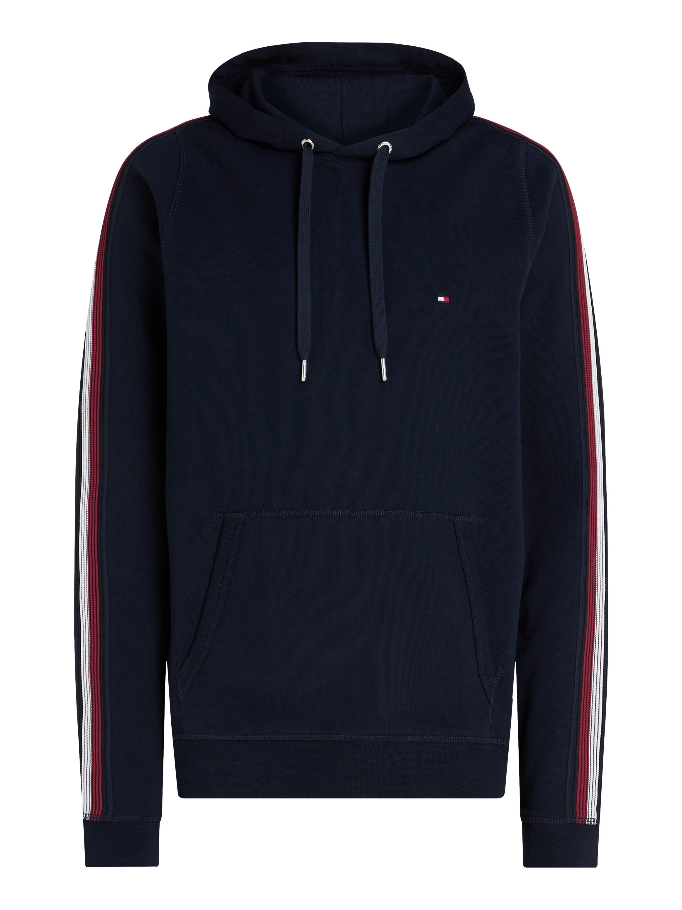 Tommy Hilfiger Hoodie GLOBAL STRIPE TAPE HOODY Tape met strepen in Tommy-kleuren op de mouwen