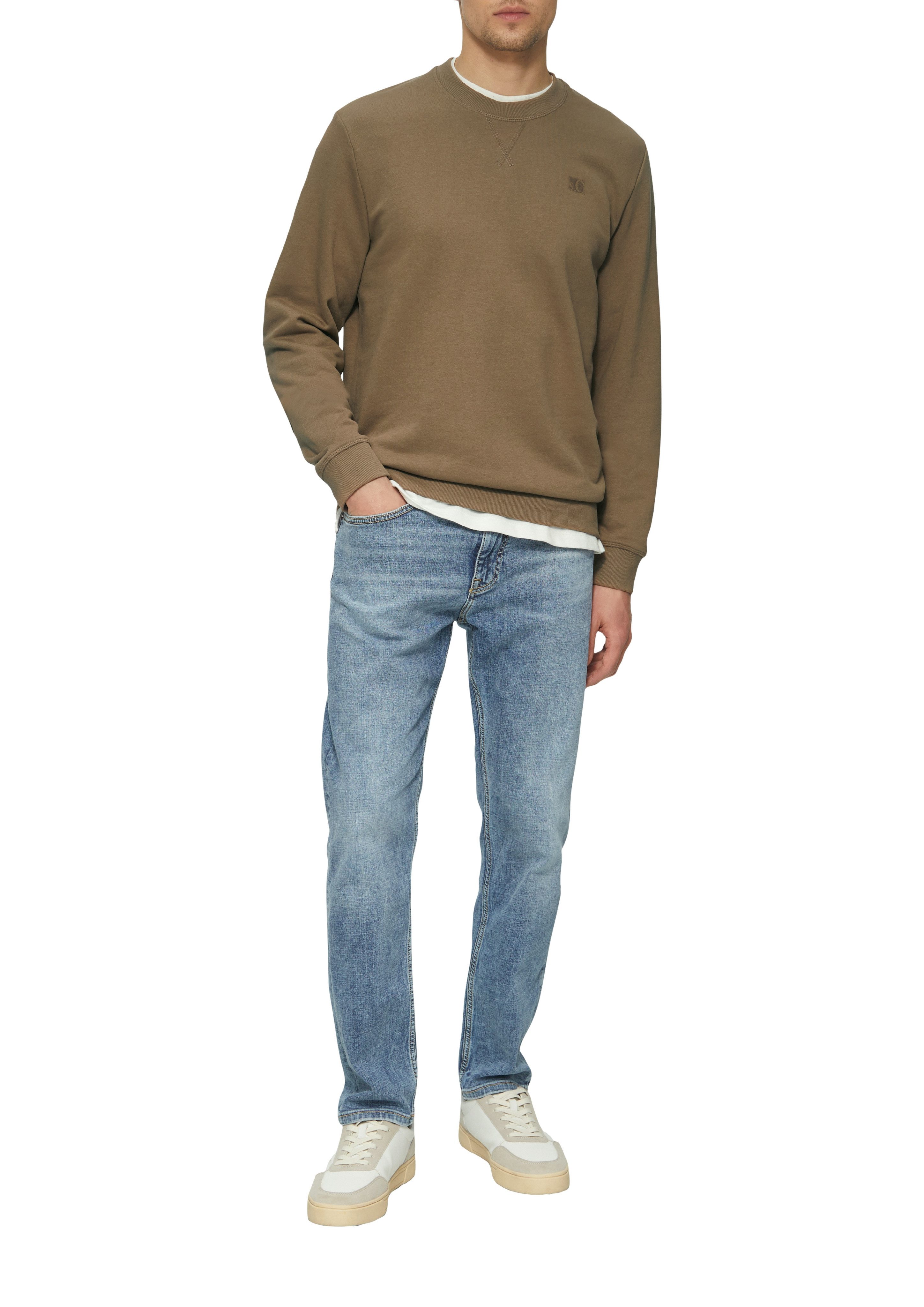 s.Oliver Sweatshirt met geborduurd logo