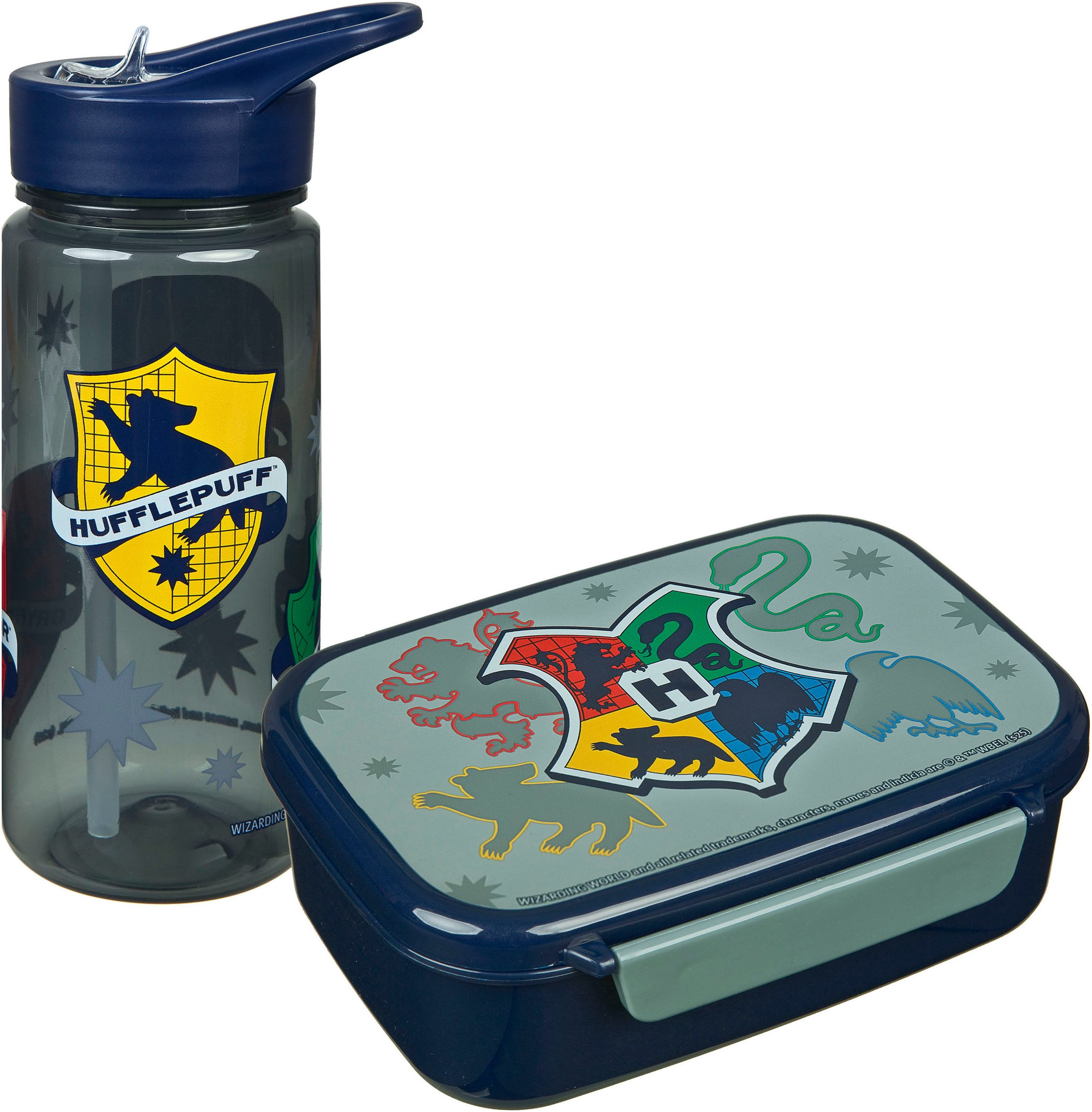 Scooli Lunchbox Harry Potter met waterfles (set, 2-delig) voedsel bewaardozen multicolor
