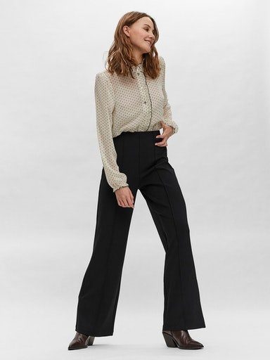 Vero Moda Comfortbroek VMBECKY HR WIDE PULL ON PANT
