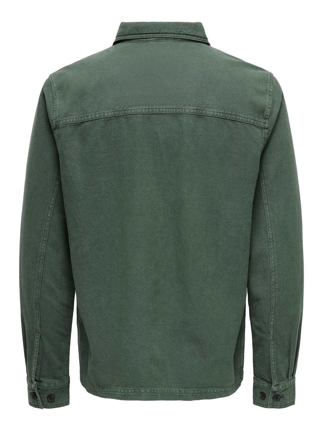 ONLY & SONS Overhemd met lange mouwen ONSOLIVER TWILL OVERDYE OVERSHIRT BF