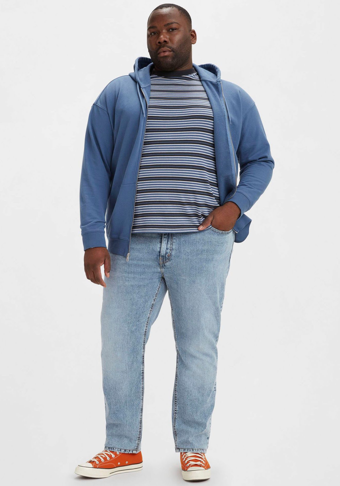 Levi's® Plus Regular fit jeans 541 TAPERED in five-pocketsstijl