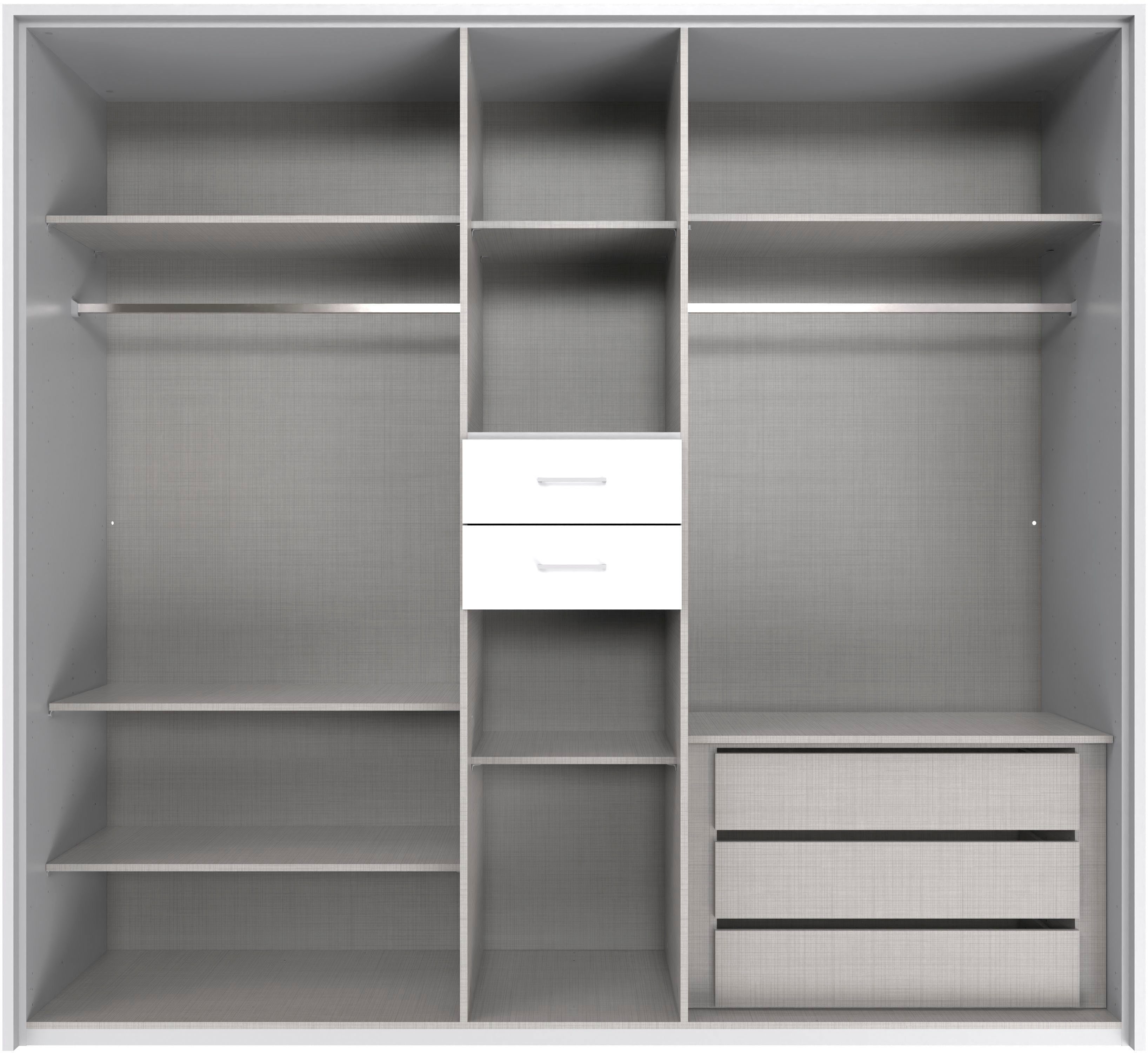 Wimex Kledingkast Diver draaideurkast met spiegel, 180, 225 of 270cm breed Bestseller slaapkamerkast optioneel met 3 binneninrichtingen