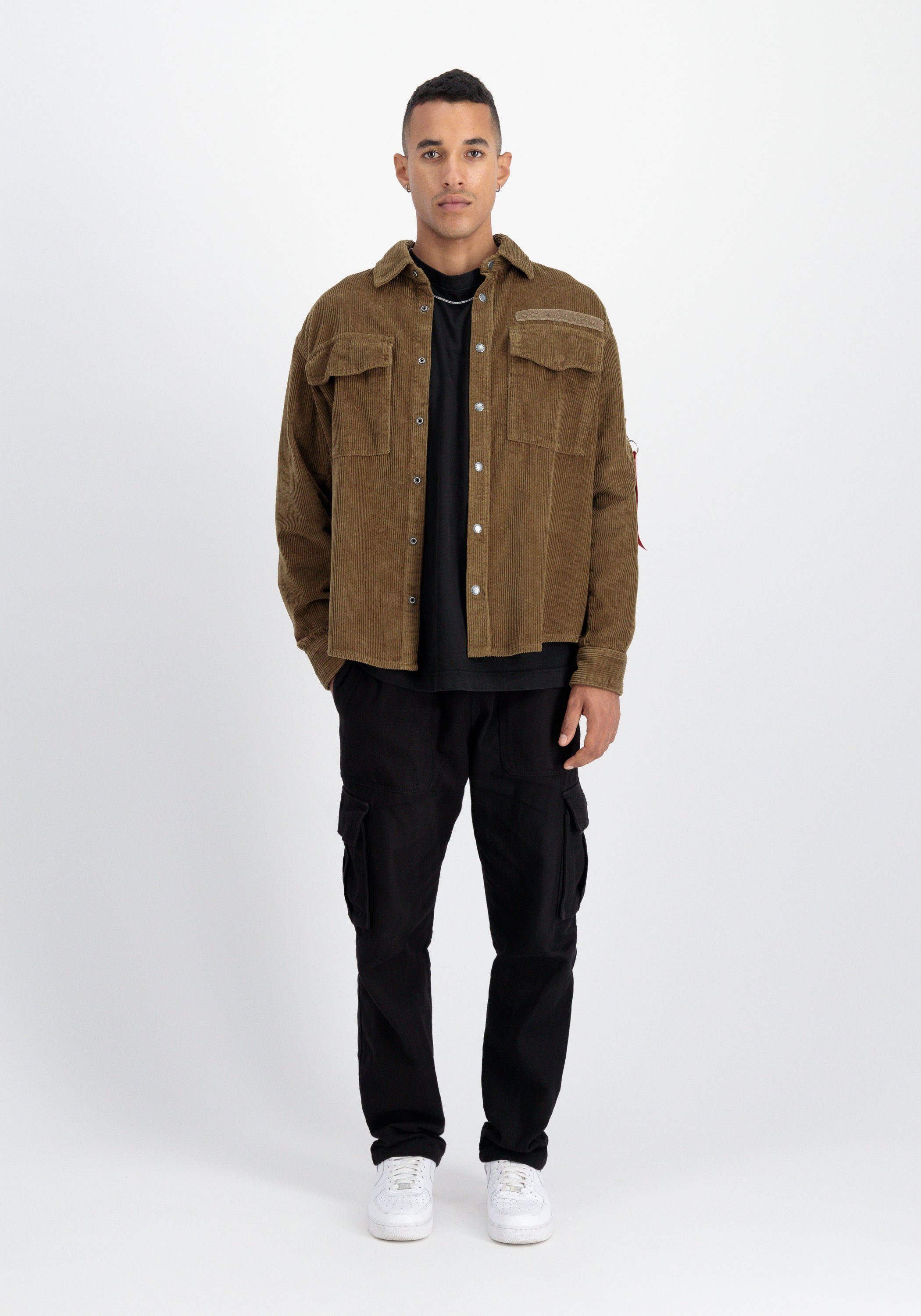 Alpha Industries Overhemdjasje ALPHA INDUSTRIES Men - Overshirts Cord Overshirt