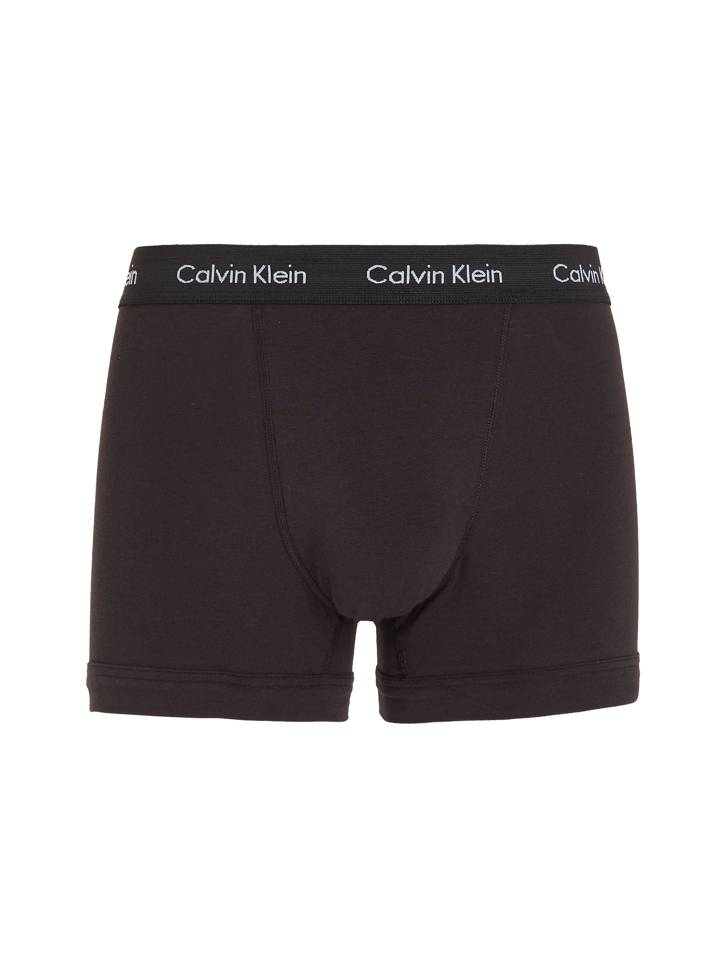 Calvin Klein Trunk CK Trunk 3 PACK in blau tinten met logo-elastische tailleband (3 stuks)
