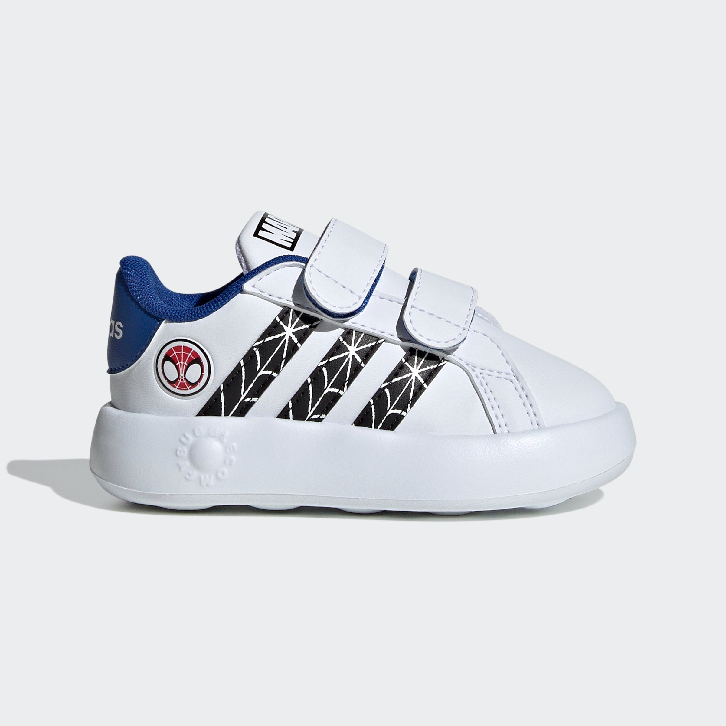 adidas Sportswear Klittenbandschoenen ADIDAS MARVEL SPIDER-MAN KINDER GRAND COURT SCHOEN Design geïnspireerd op de adidas Superstar, voor kinderen
