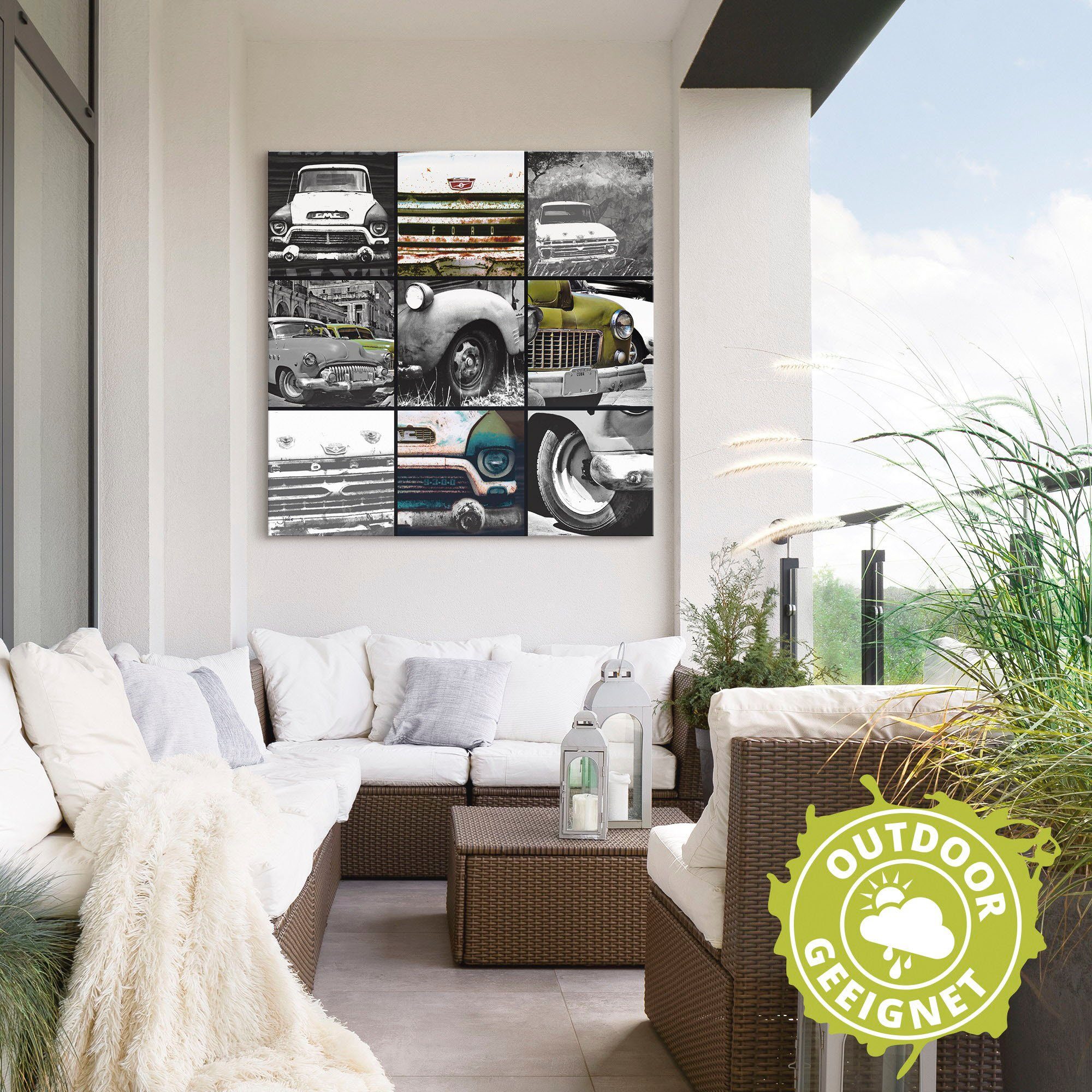 Artland Artprint Auto’s I als artprint van aluminium, artprint voor buiten, poster in diverse formaten