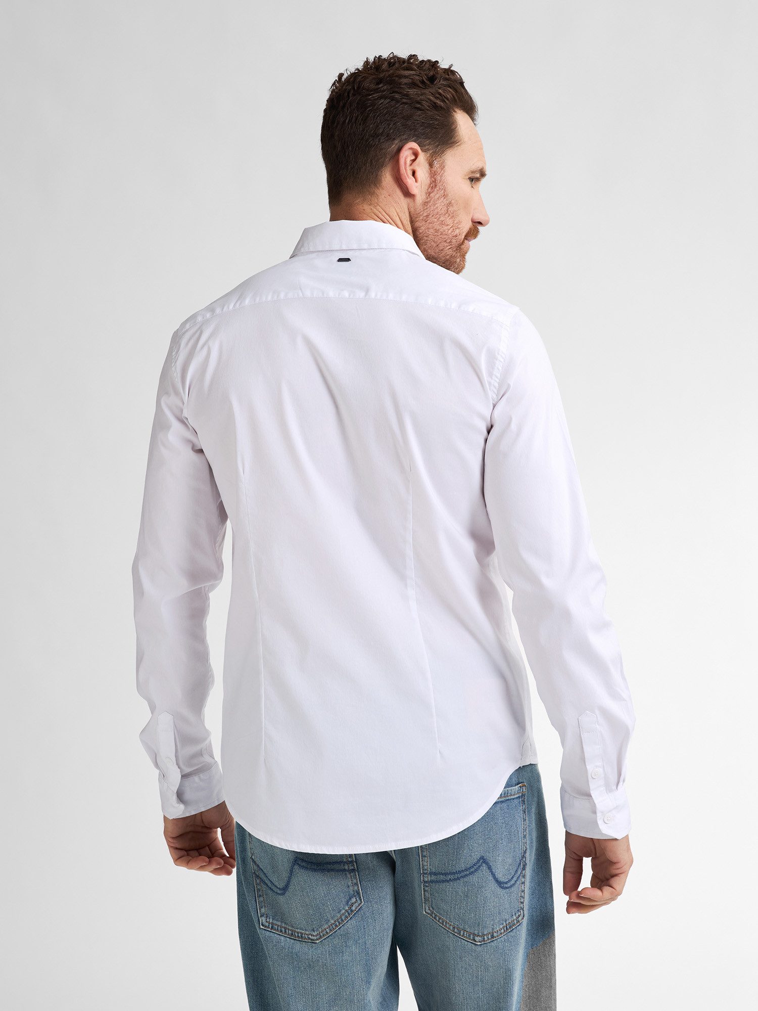 Petrol Industries Shirt met lange mouwen met button-downkraag