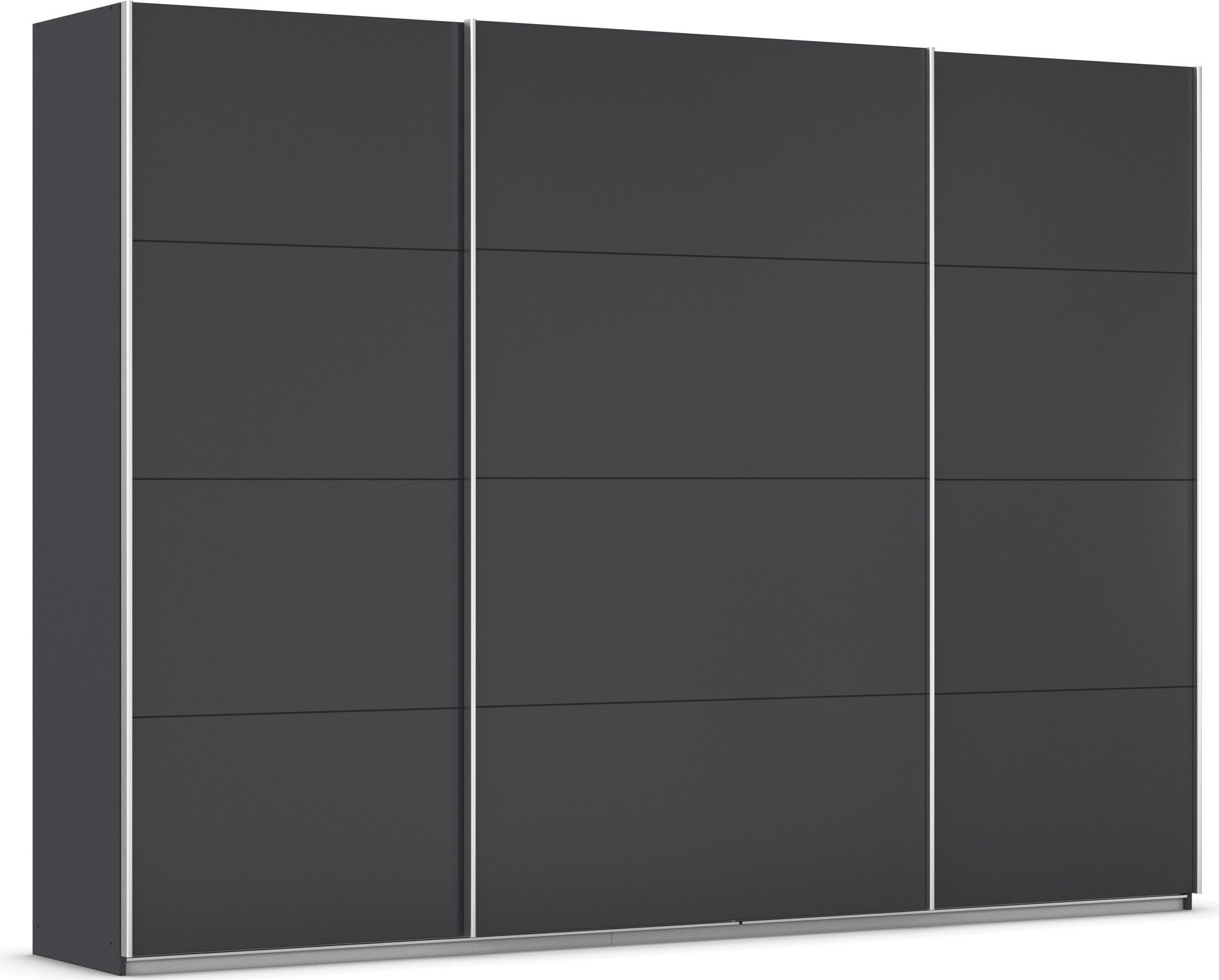rauch Schuifdeurkast Kledingkast kast garderobe AGORDO met decor- of hoogglansfront doordachte binnenuitrusting, in 4 breedtes en 2 hoogtes made in germany