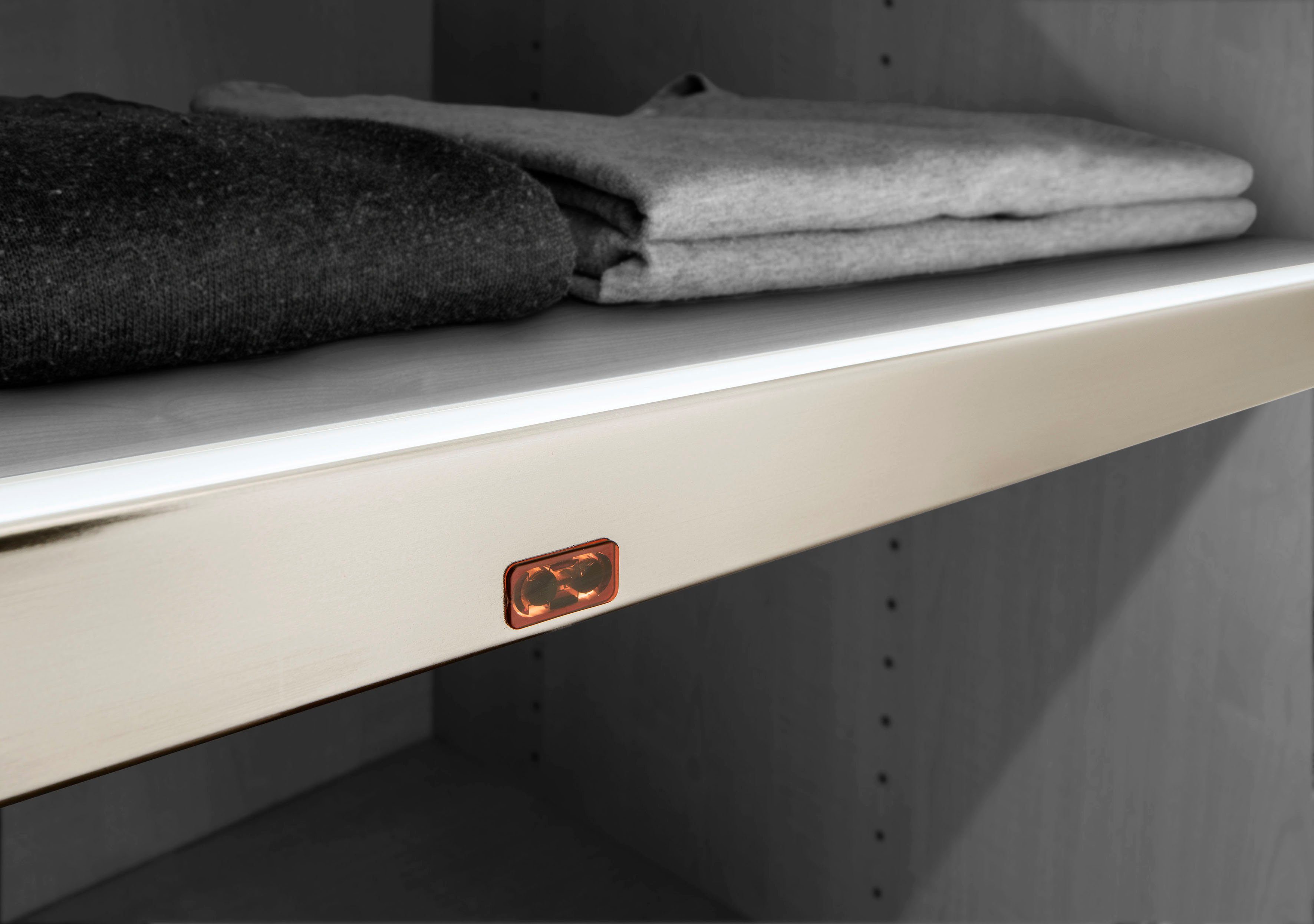 WIEMANN Kastverlichting Led-lichtstrook voor losse planken badkamerlampen zilver(kleur)