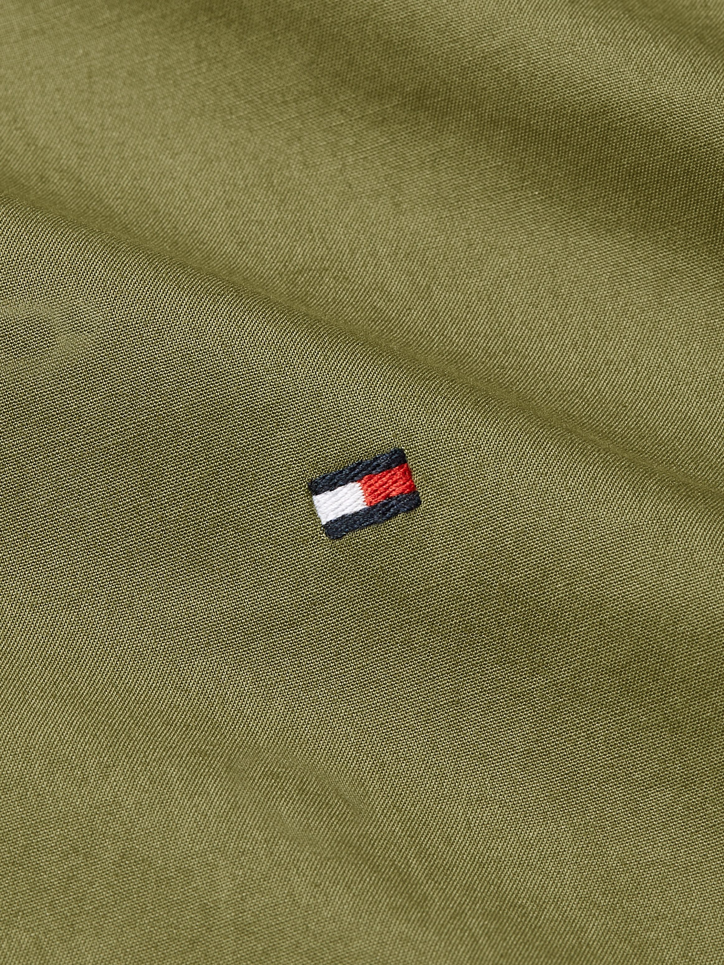 Tommy Hilfiger Overhemd met lange mouwen FLEX POPLIN RF SHIRT met tommy hilfiger labelschild binnenin de knoopsluiting (1-delig)