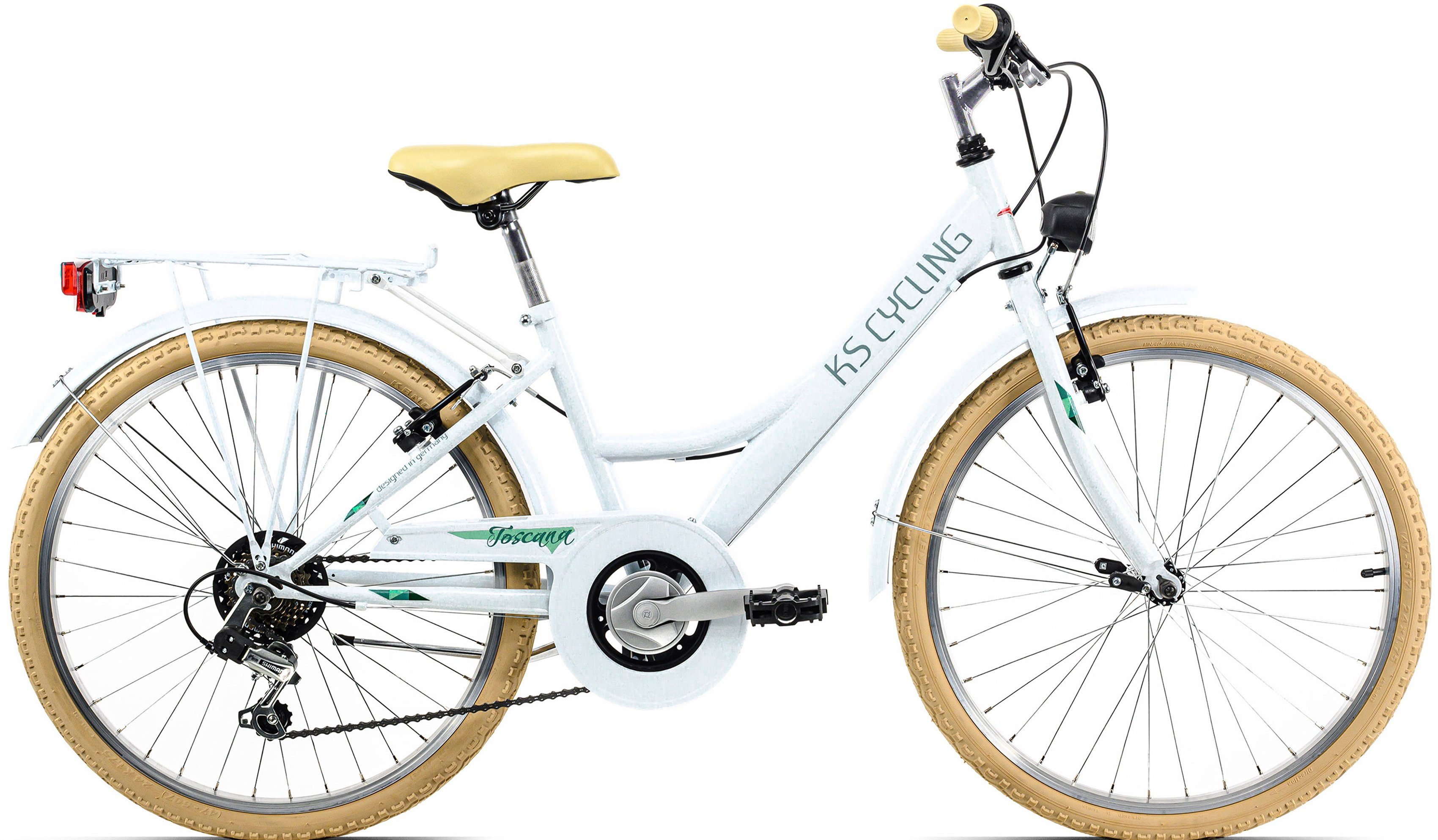 KS Cycling Tienerfiets Toscane voor dames, kettingversnelling