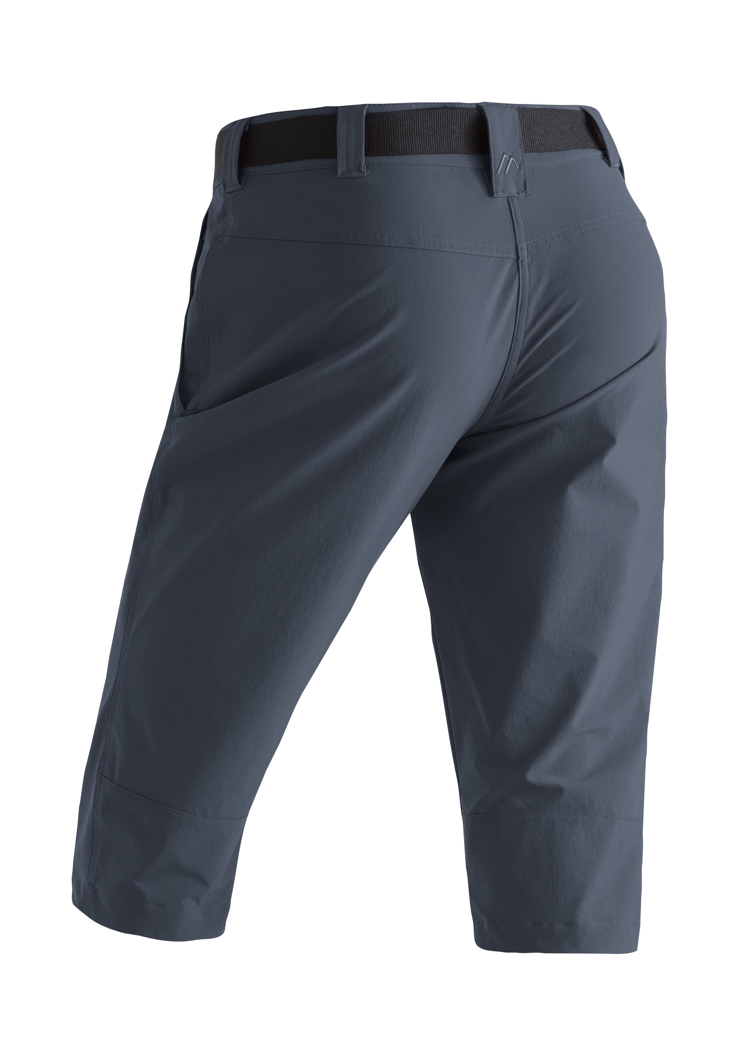 Maier Sports Capribroek Inara slim 3/4 Dames wandelbroek, ademende outdoorbroek, 3/4 broek met 3 zakken