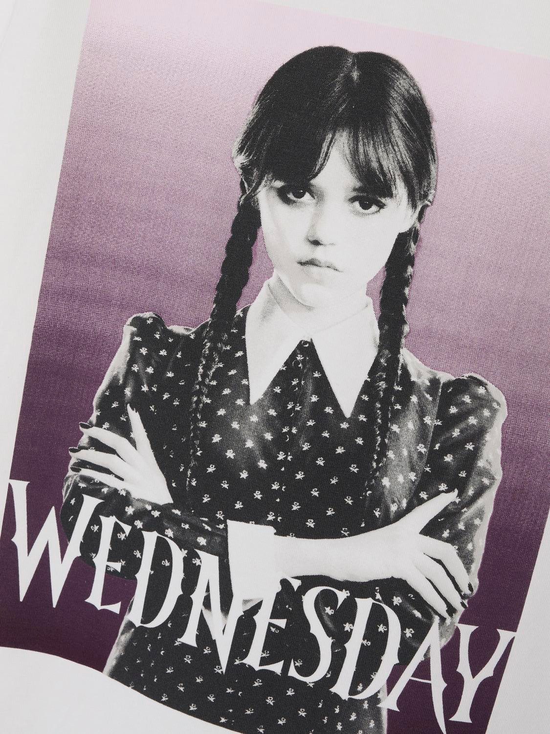 Name It Shirt met korte mouwen NKFJAX WEDNESDAY SS TOP BOX NOOS SKY