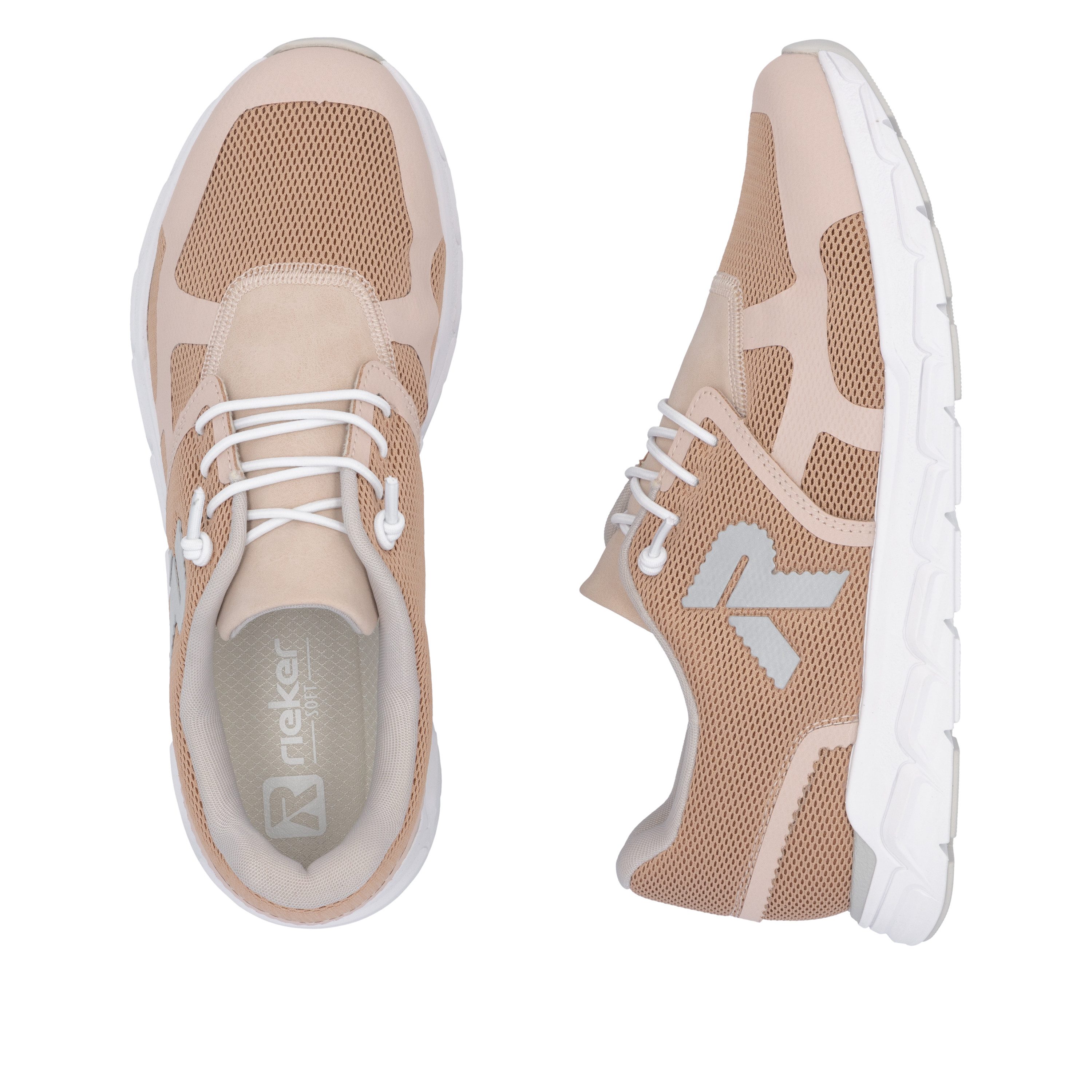 RIEKER Sport Slip-on sneakers Preston , vrijetijdsschoen, lage schoen, instapschoen met elastiek