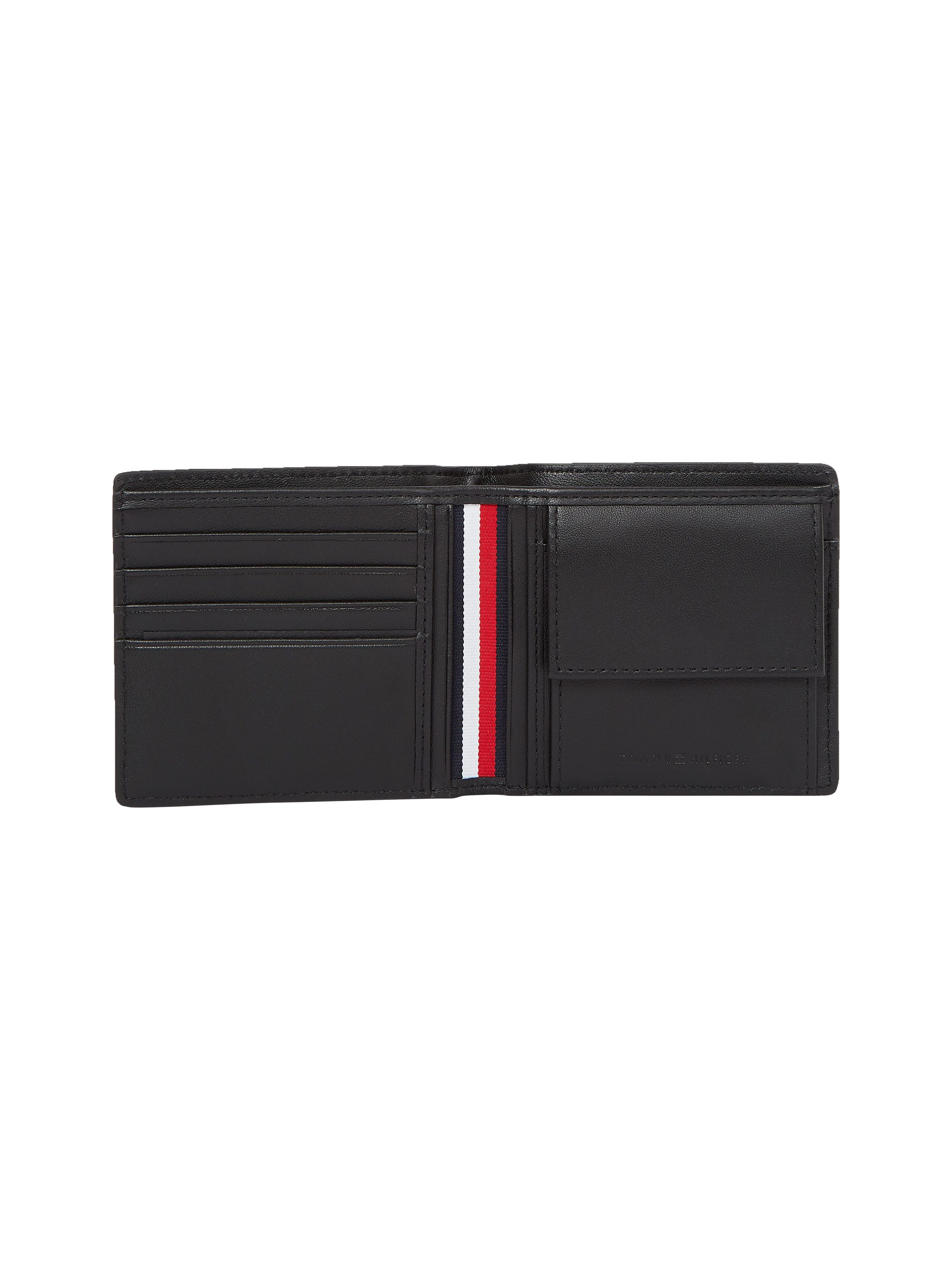 Tommy Hilfiger Portemonnee TH CORP CC AND COIN , heren portemonnee, portemonnee met tommy-strepen aan de binnenkant