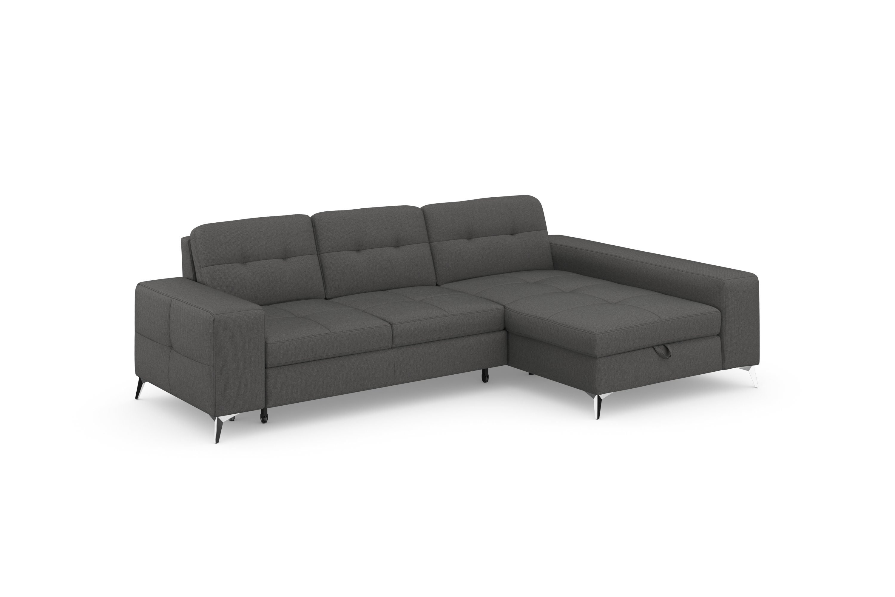 sit&more Hoekbank Baviene L-vorm inclusief zitdiepteverstelling en binnenvering, slaapfunctie naar keuze
