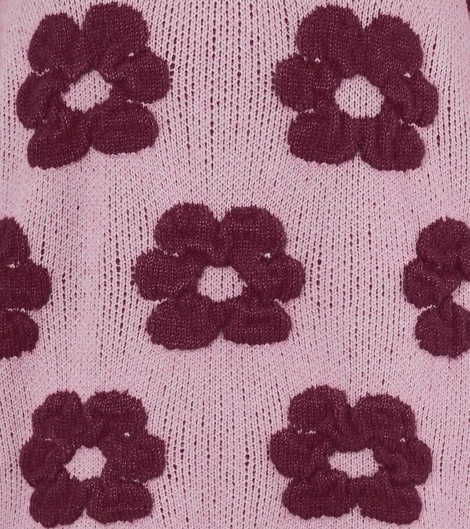 Aniston CASUAL Gebreide trui met gebreide bloemen