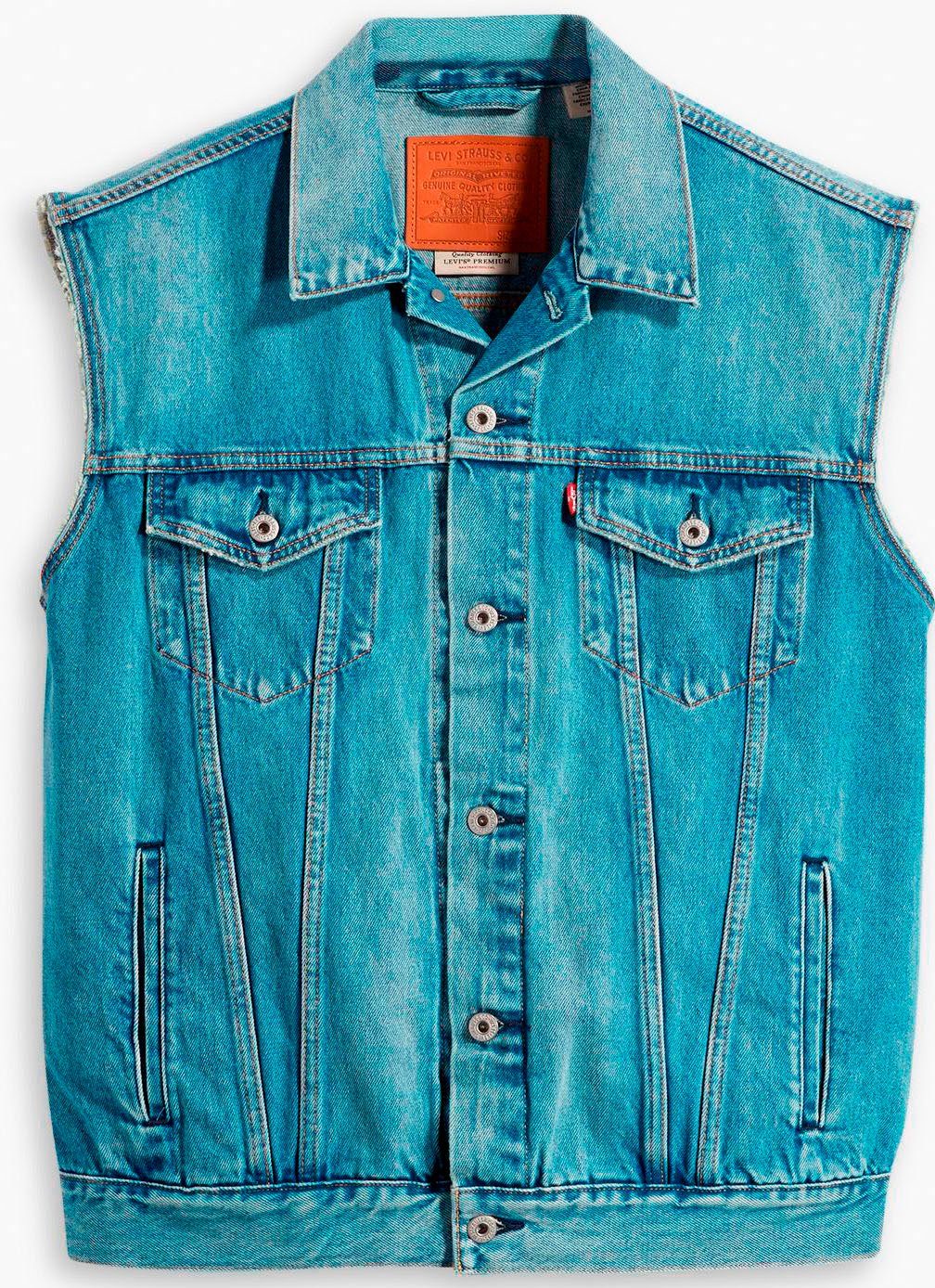 Levi's® Jeansgilet RELAXED TRUCKER VEST MED INDIGO - WORN IN