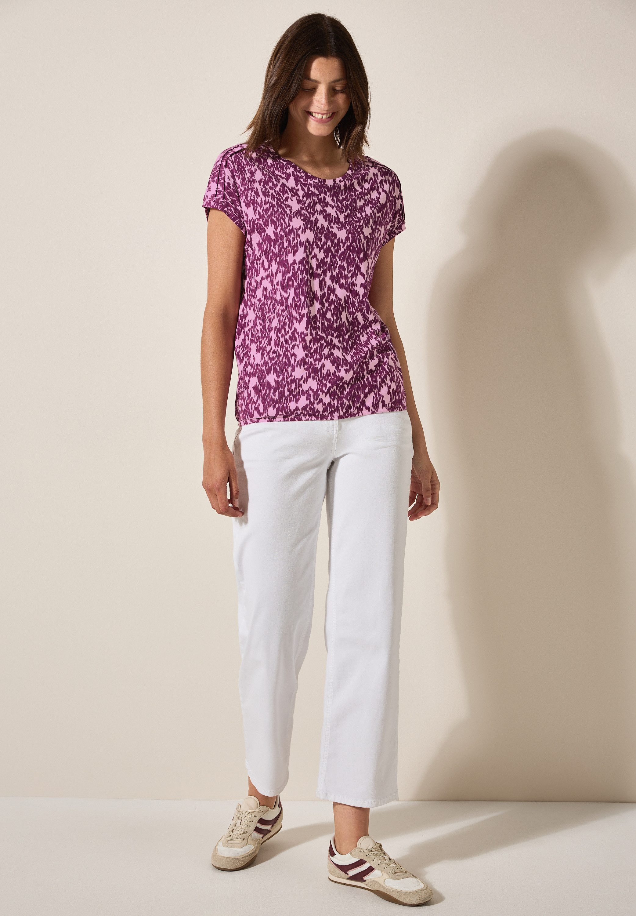 Cecil T-shirt met print all-over