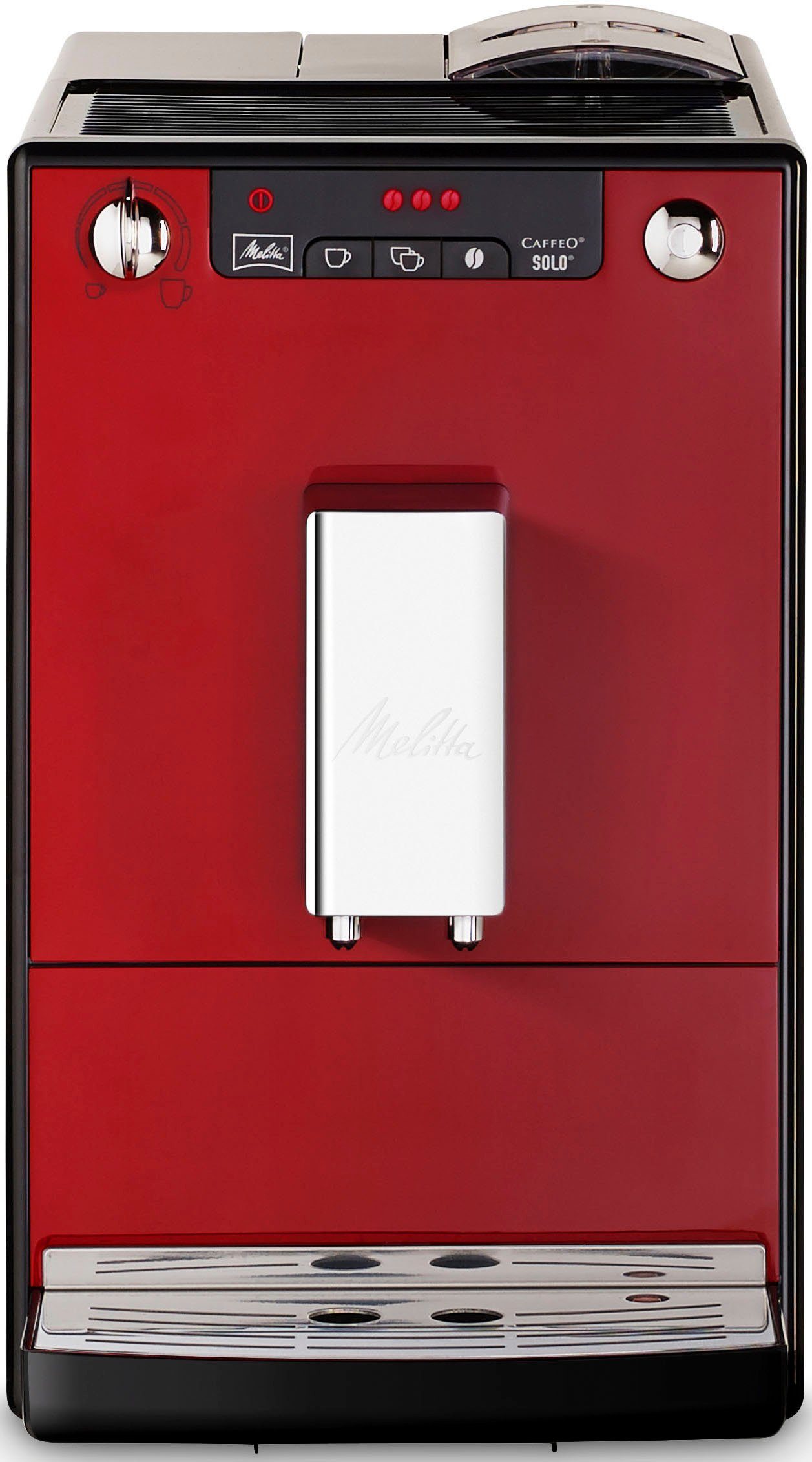 Melitta Volautomatisch koffiezetapparaat Solo® E950-201, zwart, Perfect voor caffè crema & espresso, slechts 20 cm breed