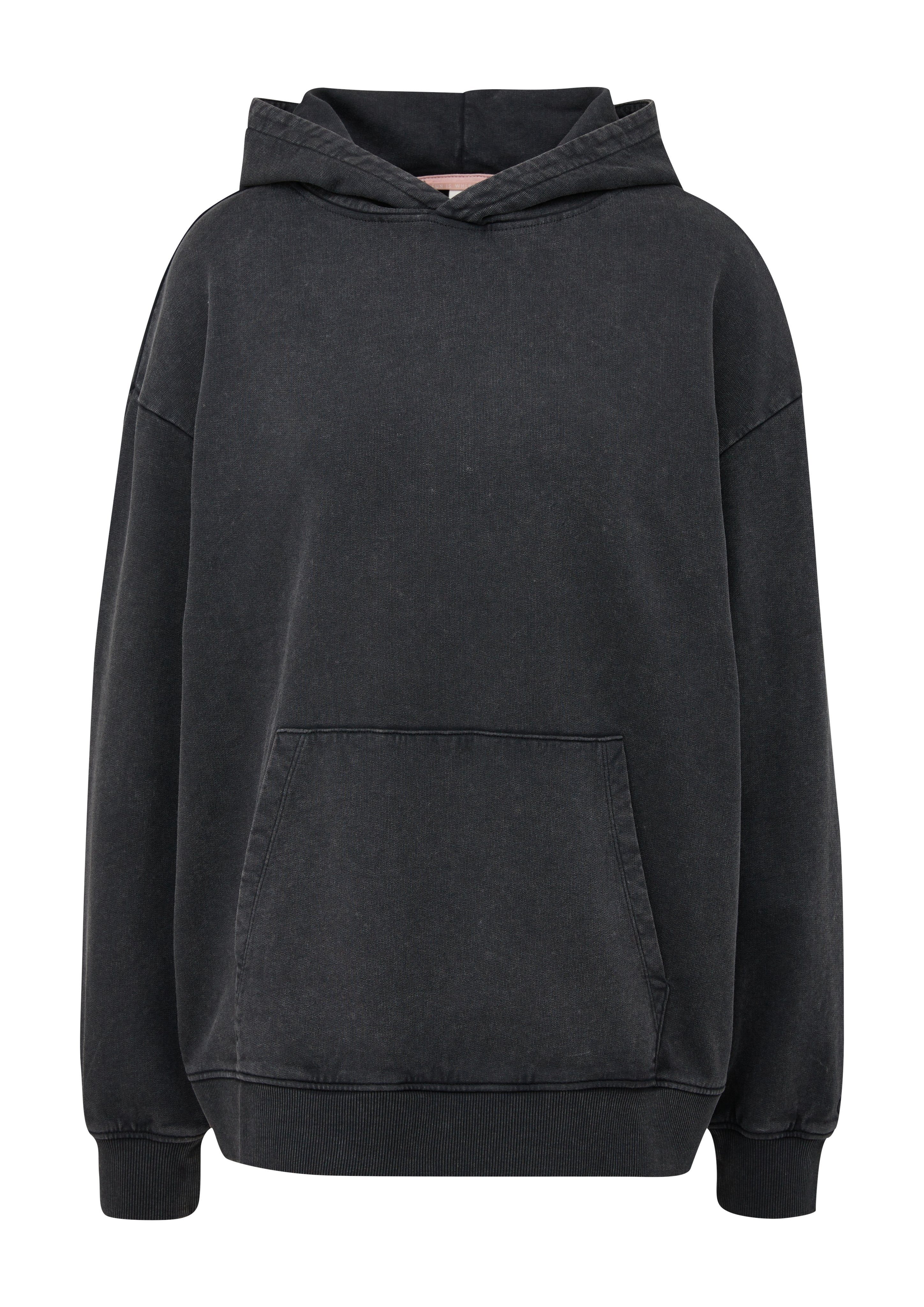 Q/S designed by Sweatshirt met grote tekst op de rug
