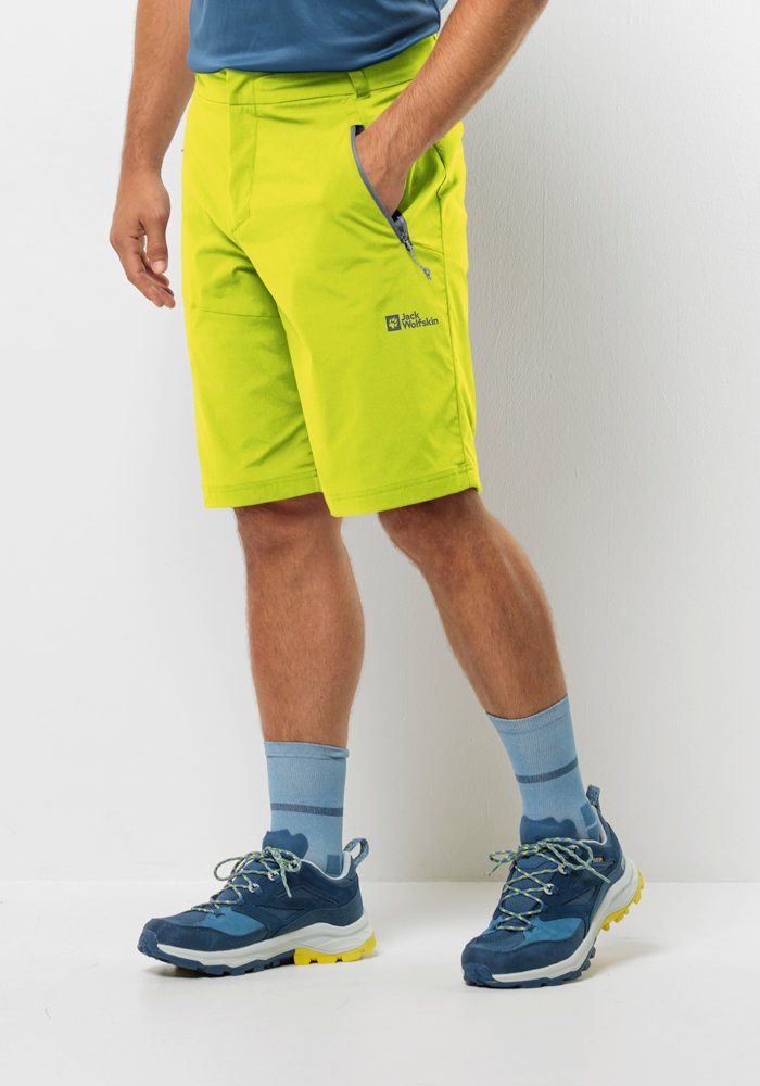Jack Wolfskin Outdoorbroek GLASTAL SHORTS M heren broeken maat 54 geel